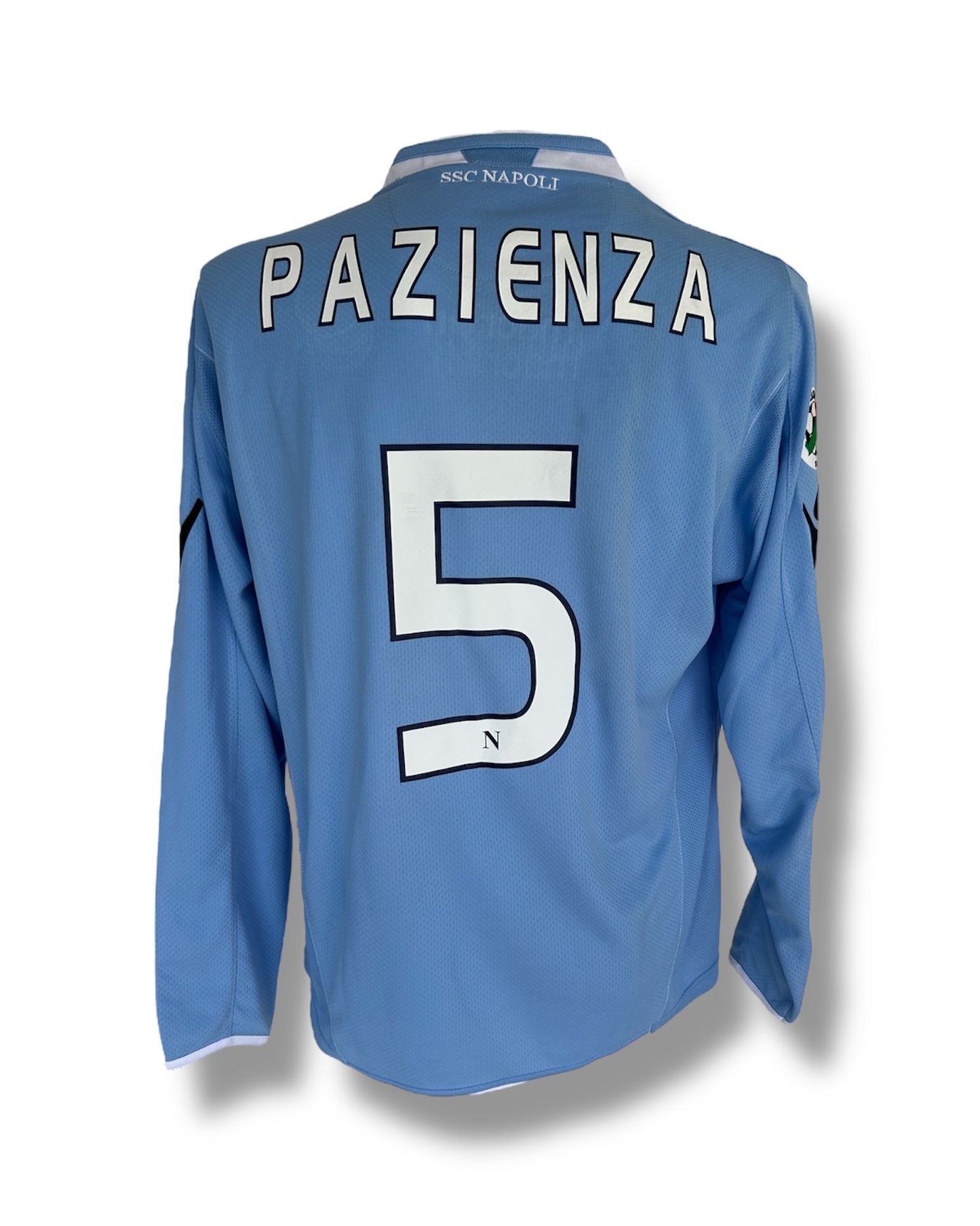Mfs Napoli Calcio M.Pazienza #5 Macron 09/10 taille L