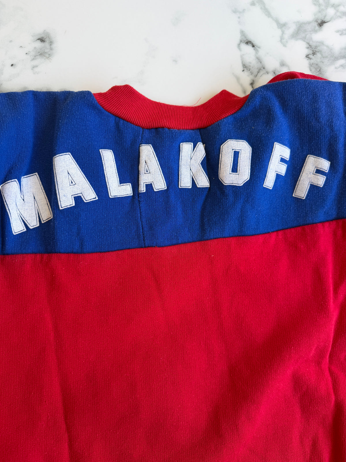 Mfs sweat Football Force One Malakoff Paris île de France années 70 taille M