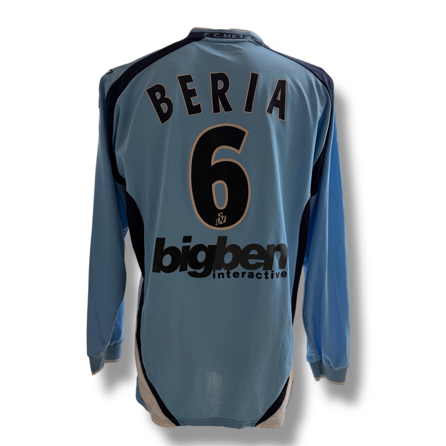 Mfs Fc Metz Franck Beria #6 Puma 01/02 taille XL