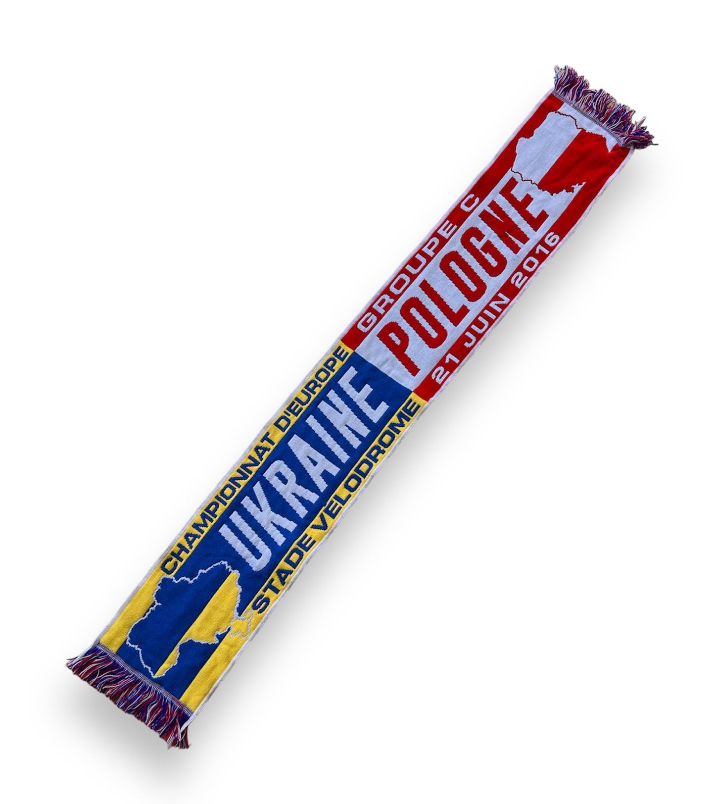 Écharpe Ukraine Pologne Euro 2016