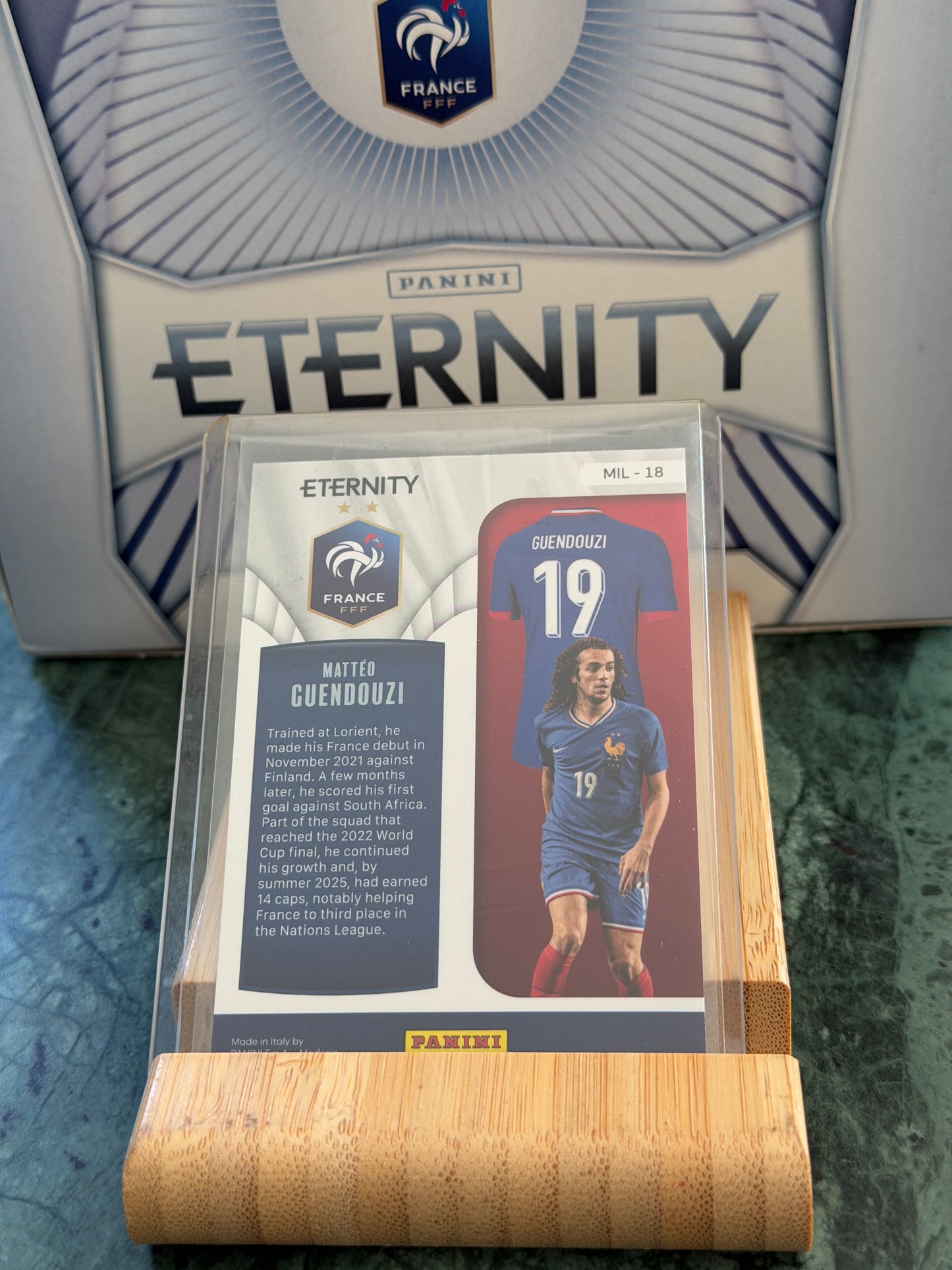 Mfs Panini Eternity Bleus Milestone Matteo Guendouzi 33/50 25/26