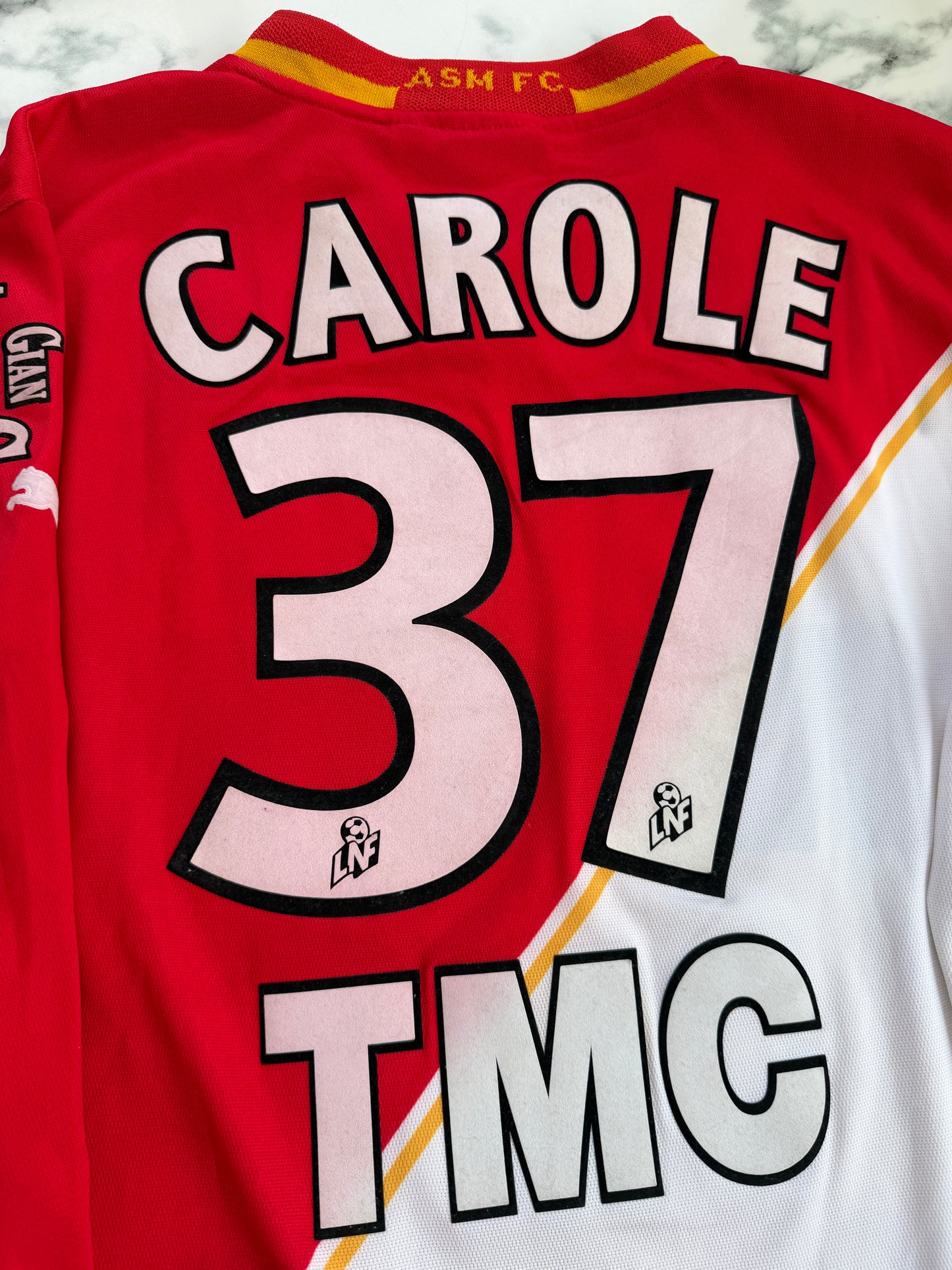 Mfs As Monaco Sébastien Carole #37 Puma 01/02 taille XL