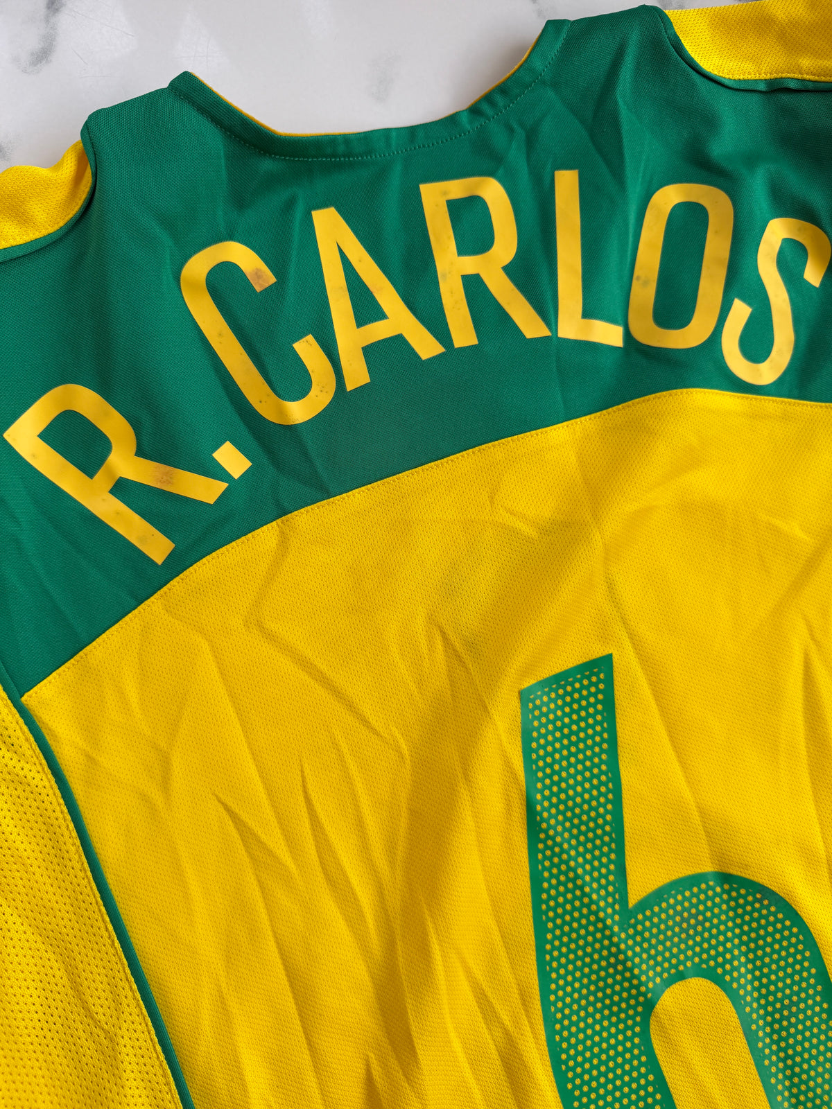 Mfs Brésil Roberto Carlos #6 Nike 04/06 taille M
