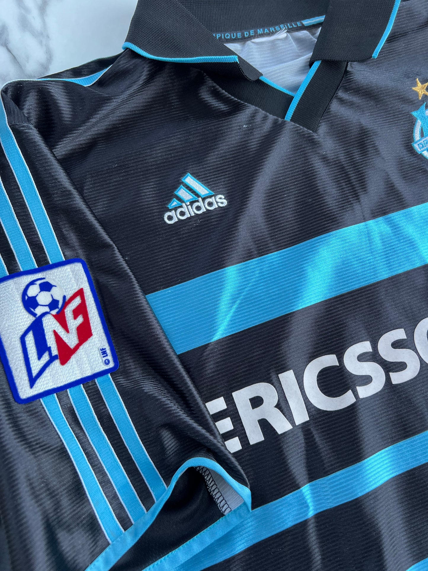 Olympique de Marseille S.Porato #1 Adidas 99/00 taille XL