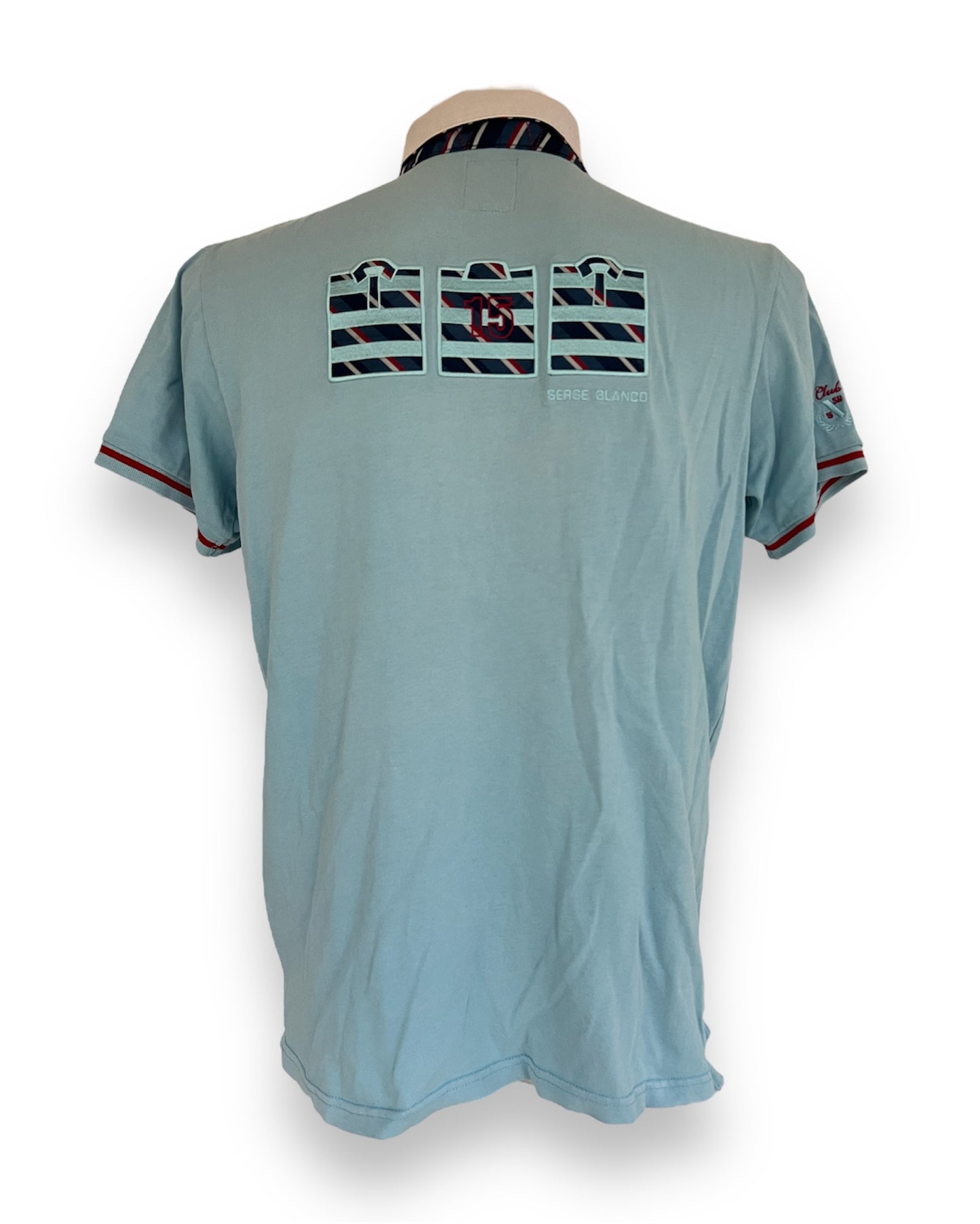 Mfs polo rugby 15 Serge Blanco taille L