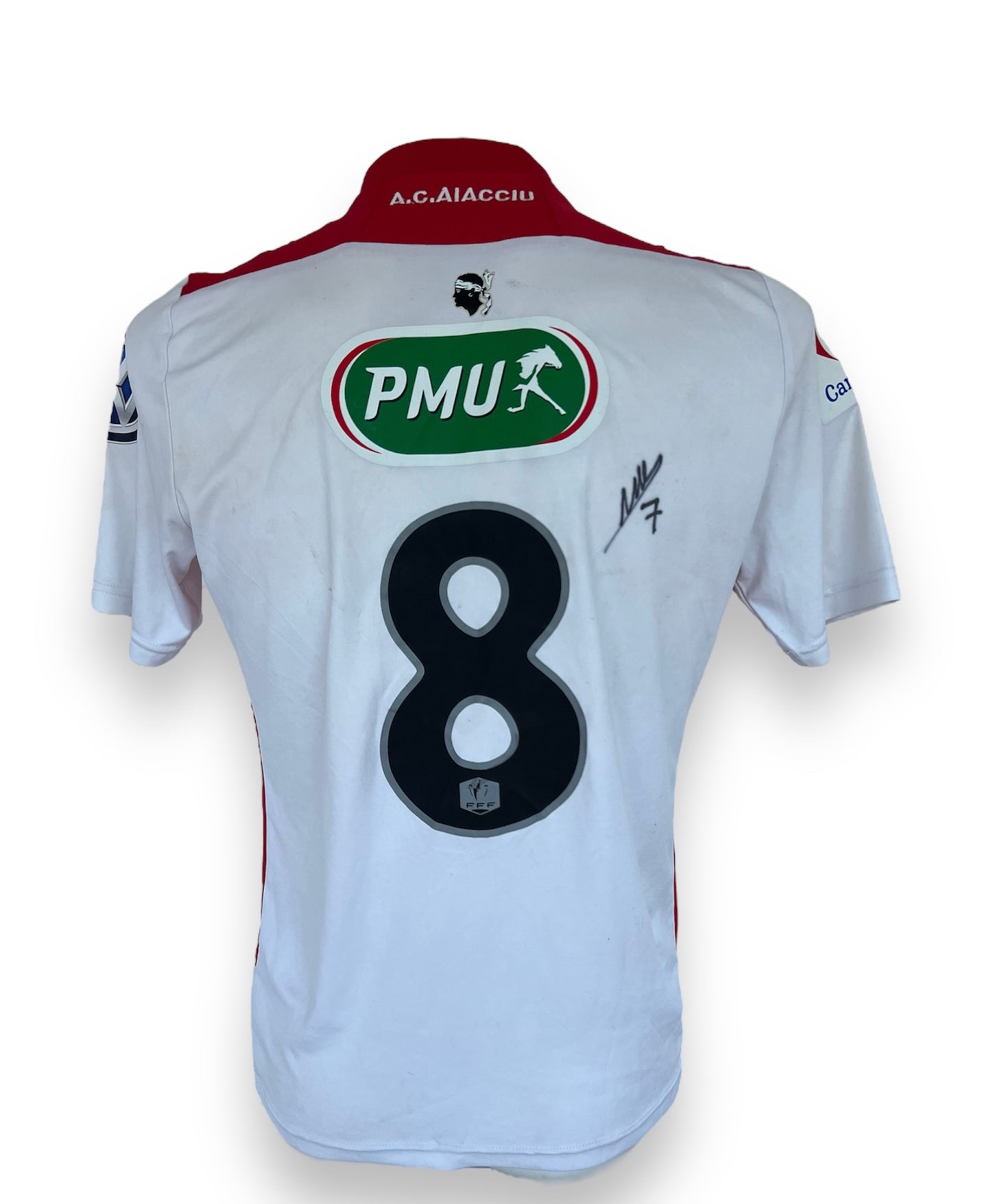 Ac Ajaccio R.Nouri #8 Macron 15/16 taille M