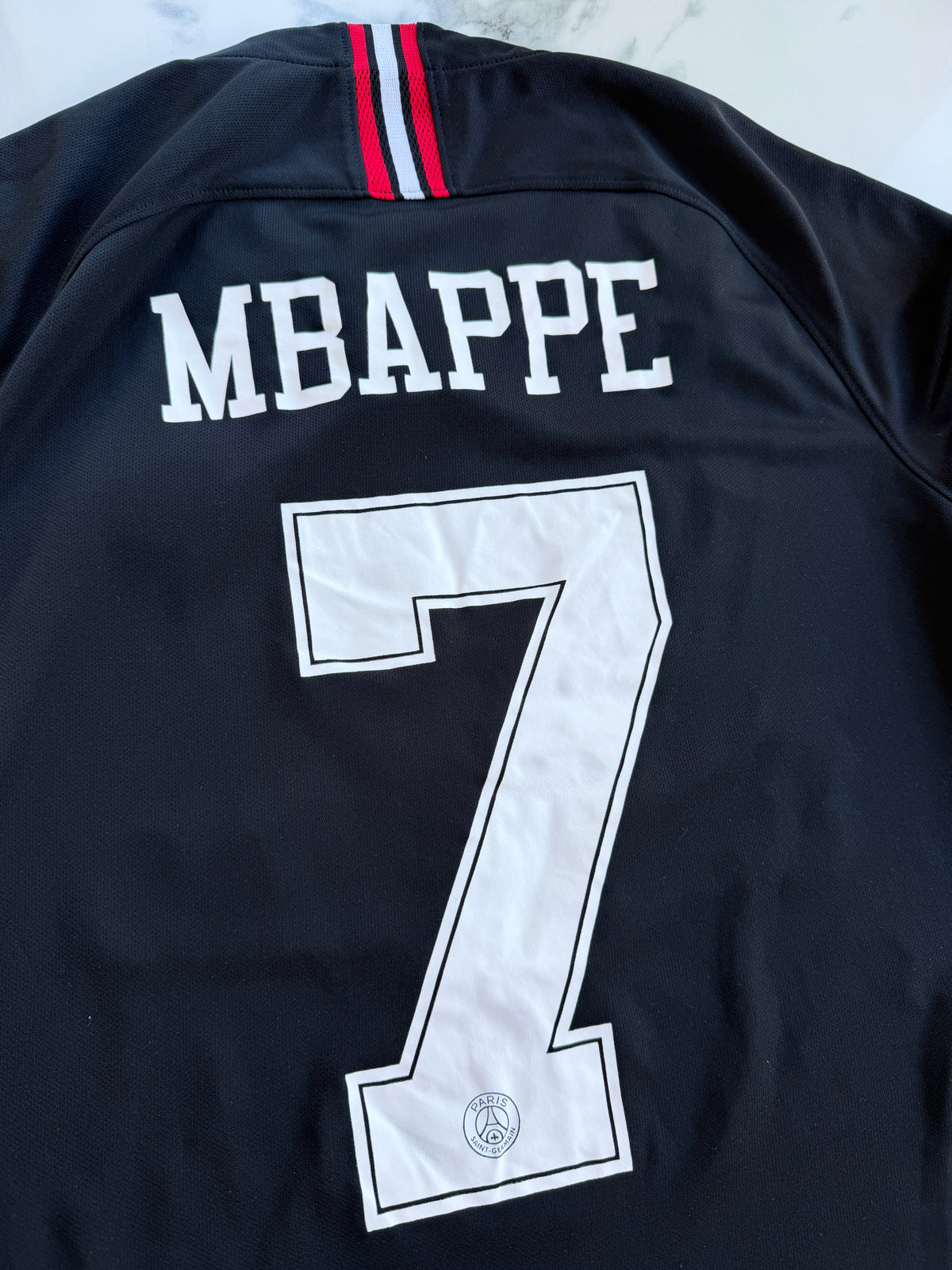 Mfs PSG Paris Saint Germain Killian MBappé #7 Jordan 18/19 taille M