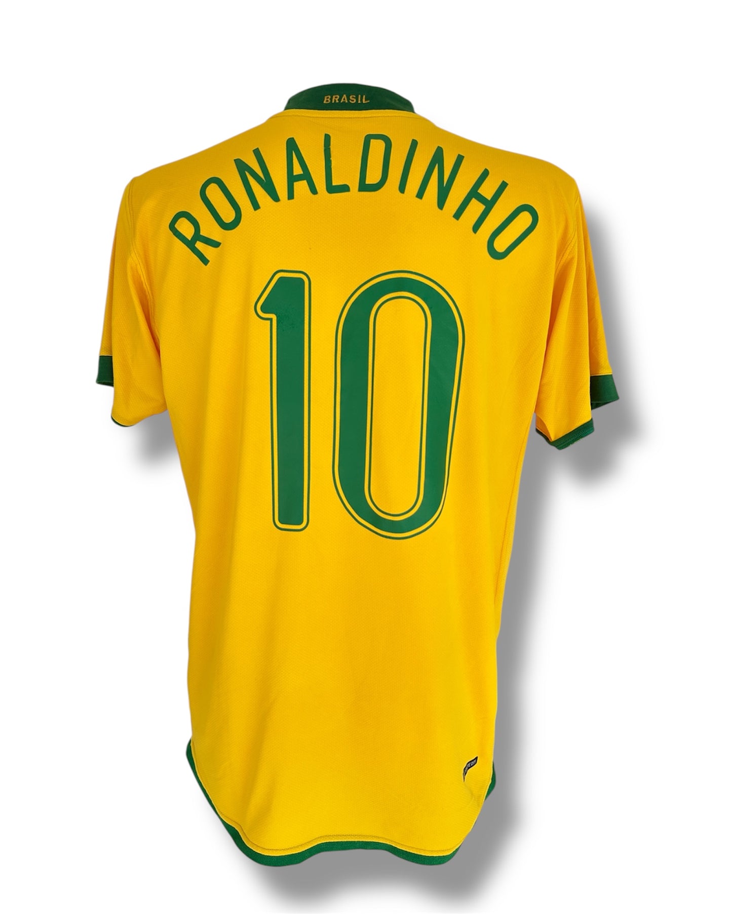 Mfs Brésil #10 Ronaldinho Nike 2006 taille L