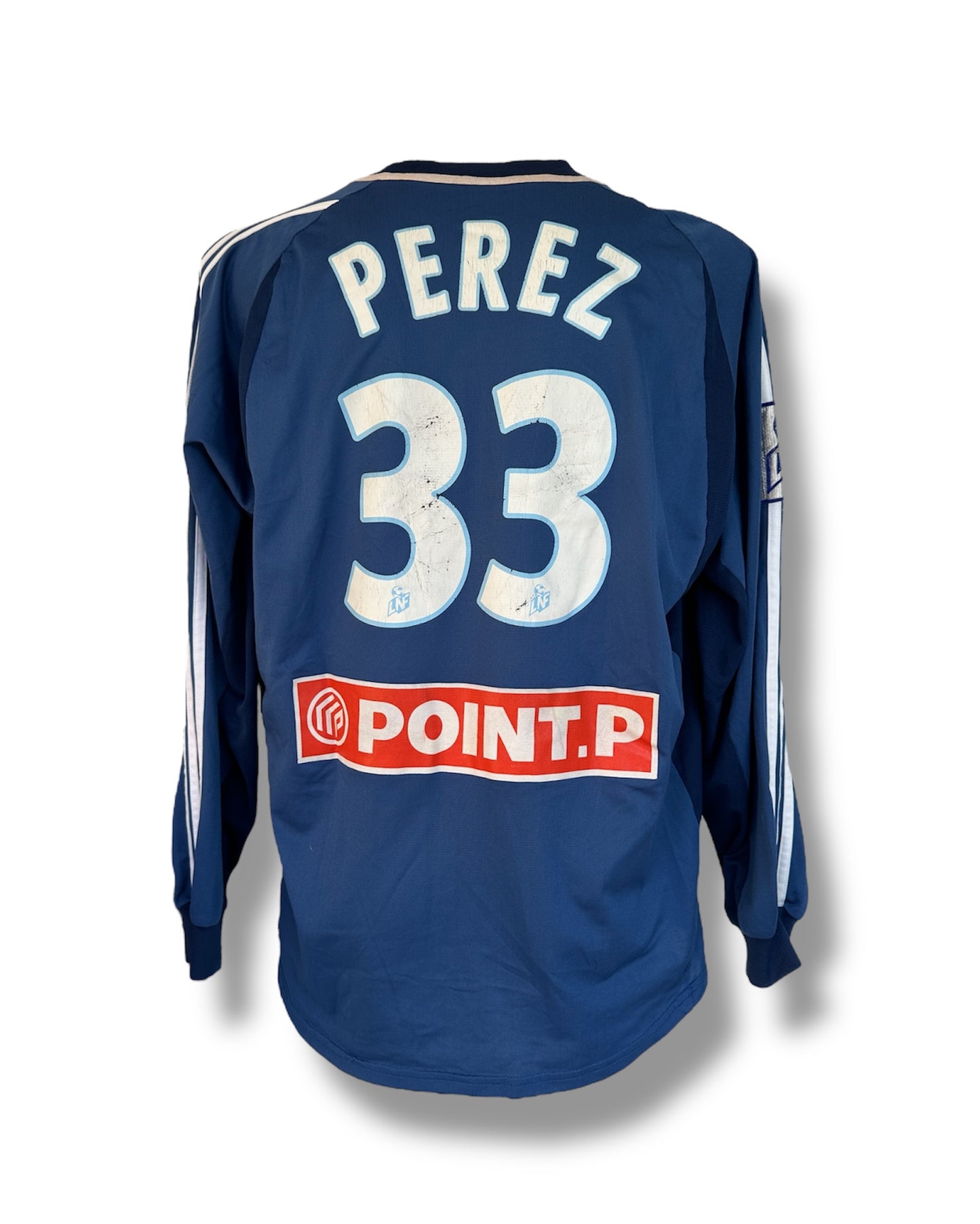 Mfs Olympique de Marseille J.Perez #33 Adidas coupe de la ligue 01/02 taille XL