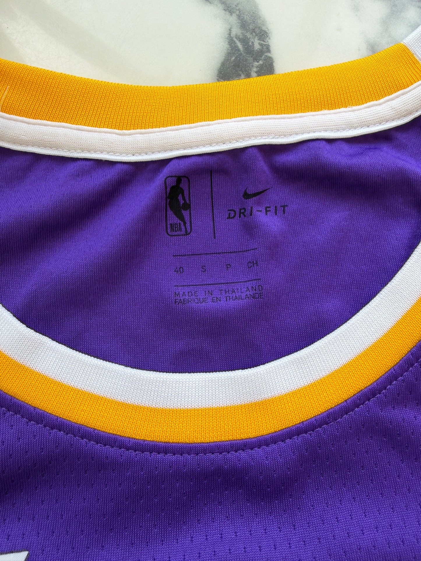 Mfs Los Angeles Lakers LeBron James #23 Nike Swingman taille S
