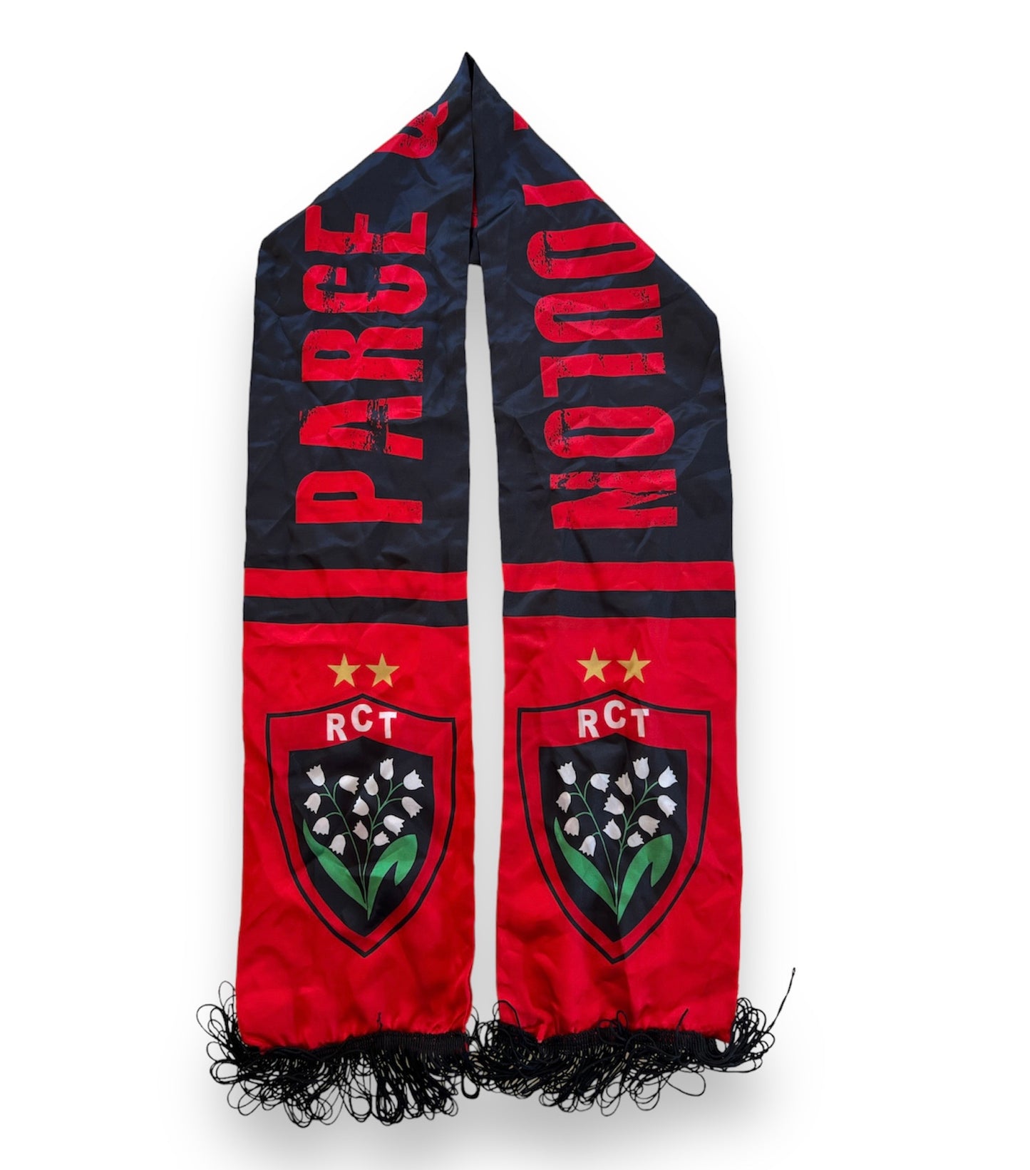 Écharpe rugby RC Toulon vintage