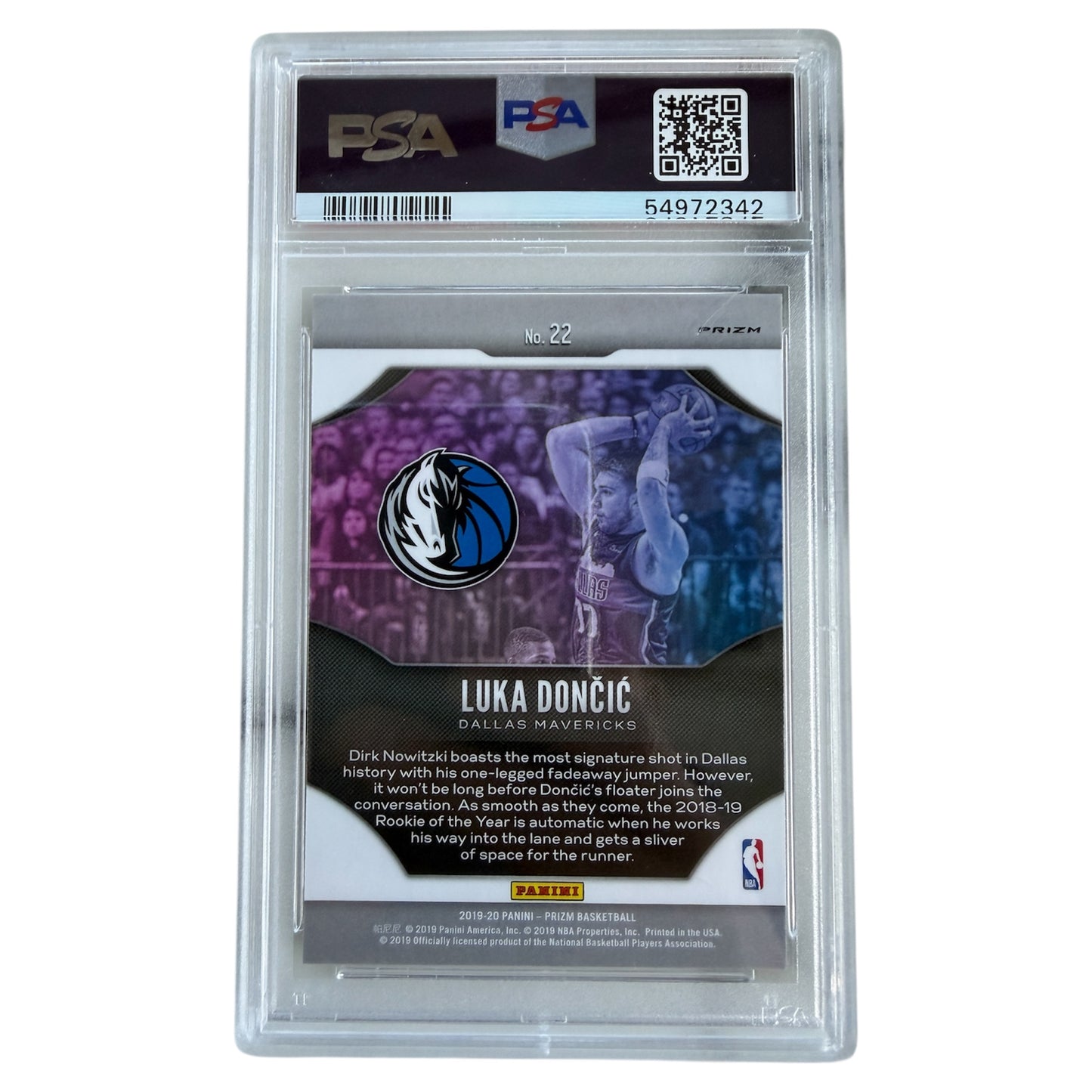 Mfs Panini prizm card Luka Doncic Fireworks Fast Break PSA Gem MT 10 2019