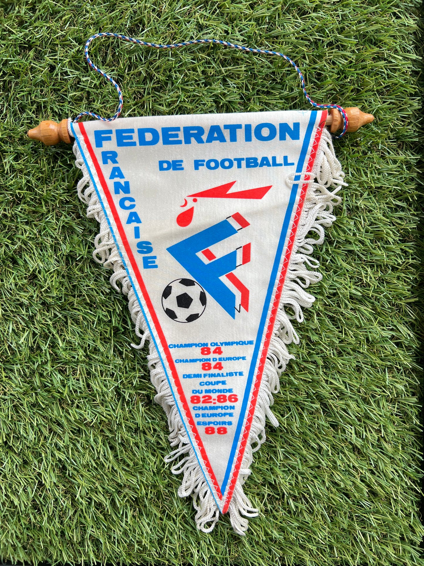 Fanion FFF France années 80