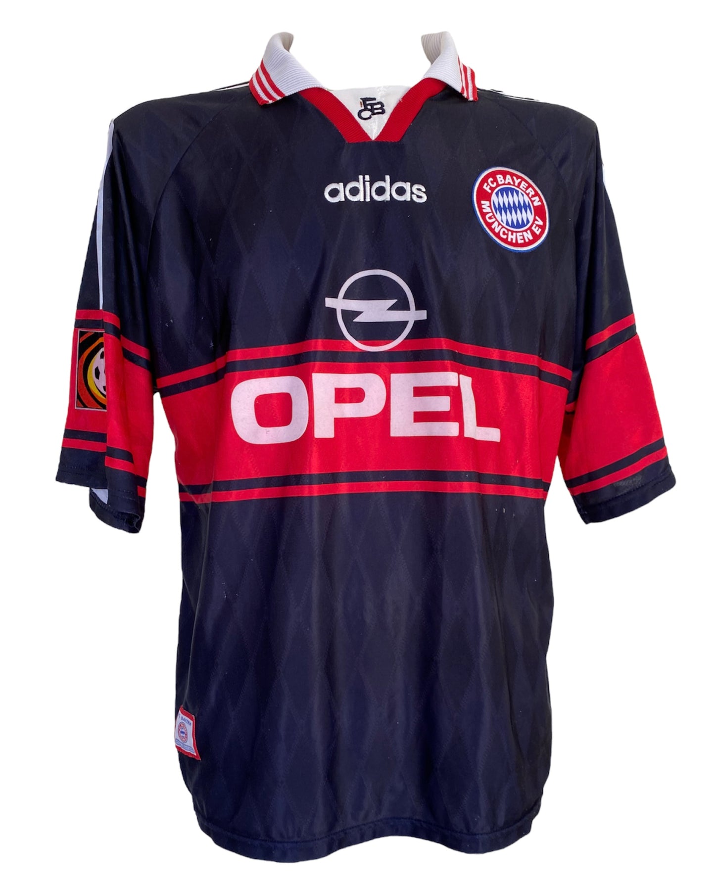 Bayern Munich Bixente Lizarazu Adidas 97/98 taille XL