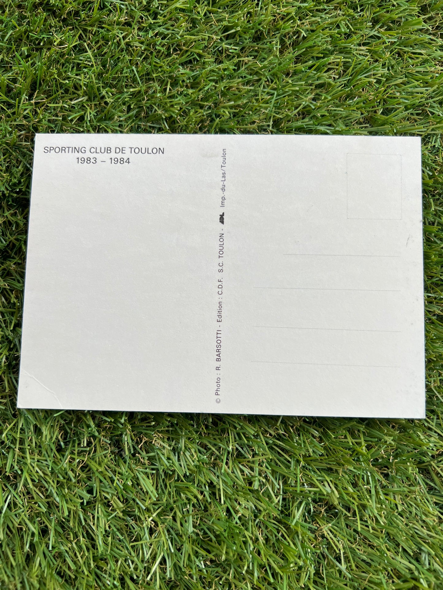 Carte postale Sc Toulon 83/84