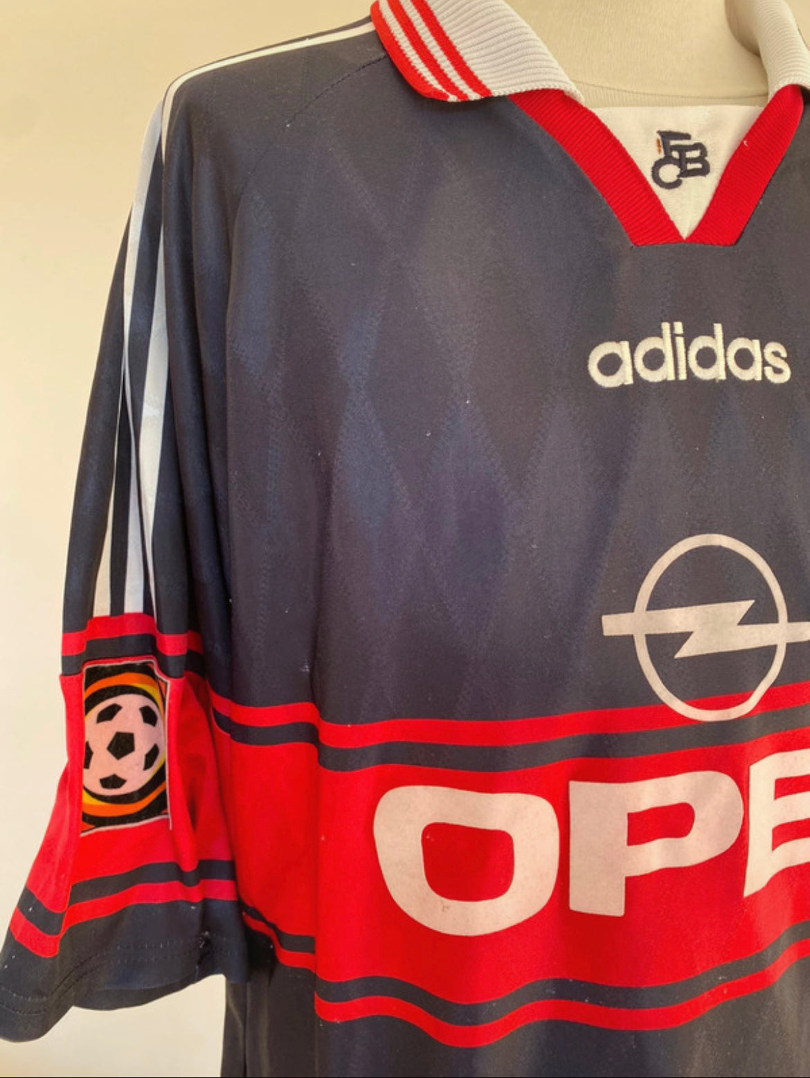 Bayern Munich Bixente Lizarazu Adidas 97/98 taille XL