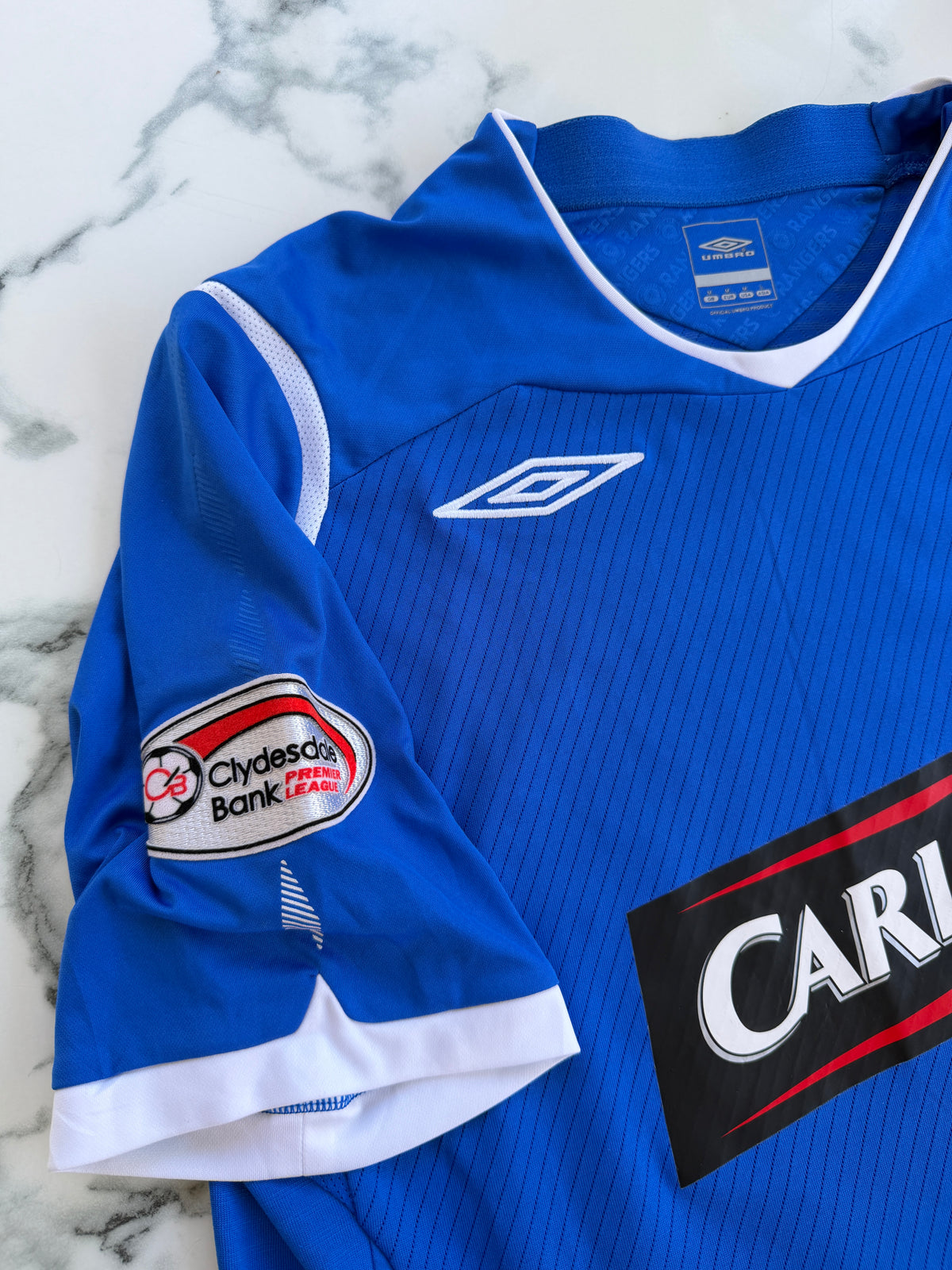 Mfs Glasgow Rangers Nacho Novo #10 Umbro 08/09 taille M