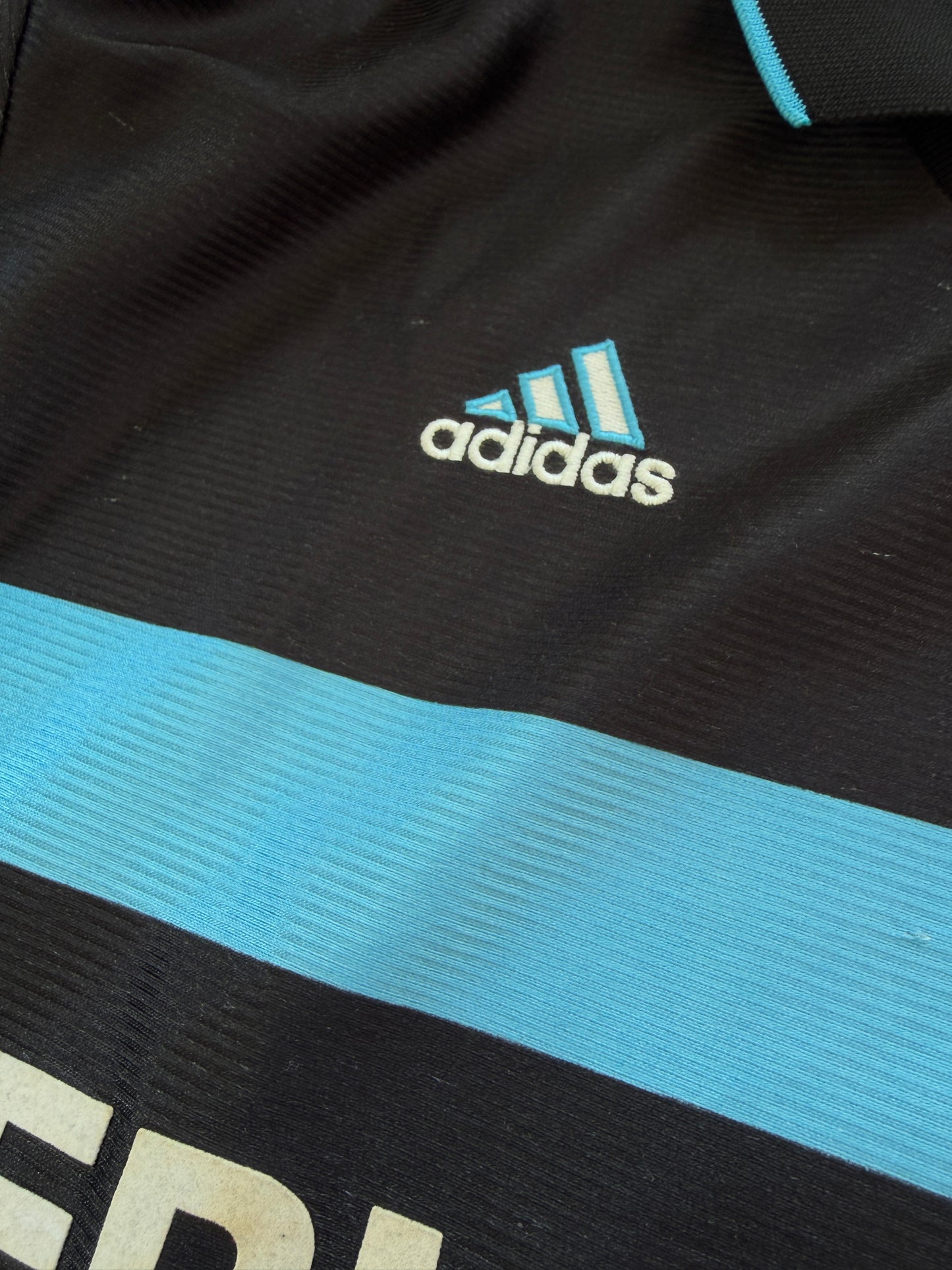 Mfs Olympique de Marseille #7 Robert Pires Adidas 99/00 taille XL