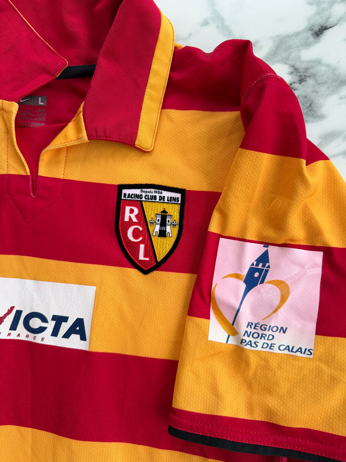 Mfs RCL Racing Club de Lens O.Monterrubio #18 Nike 07/08 taille L