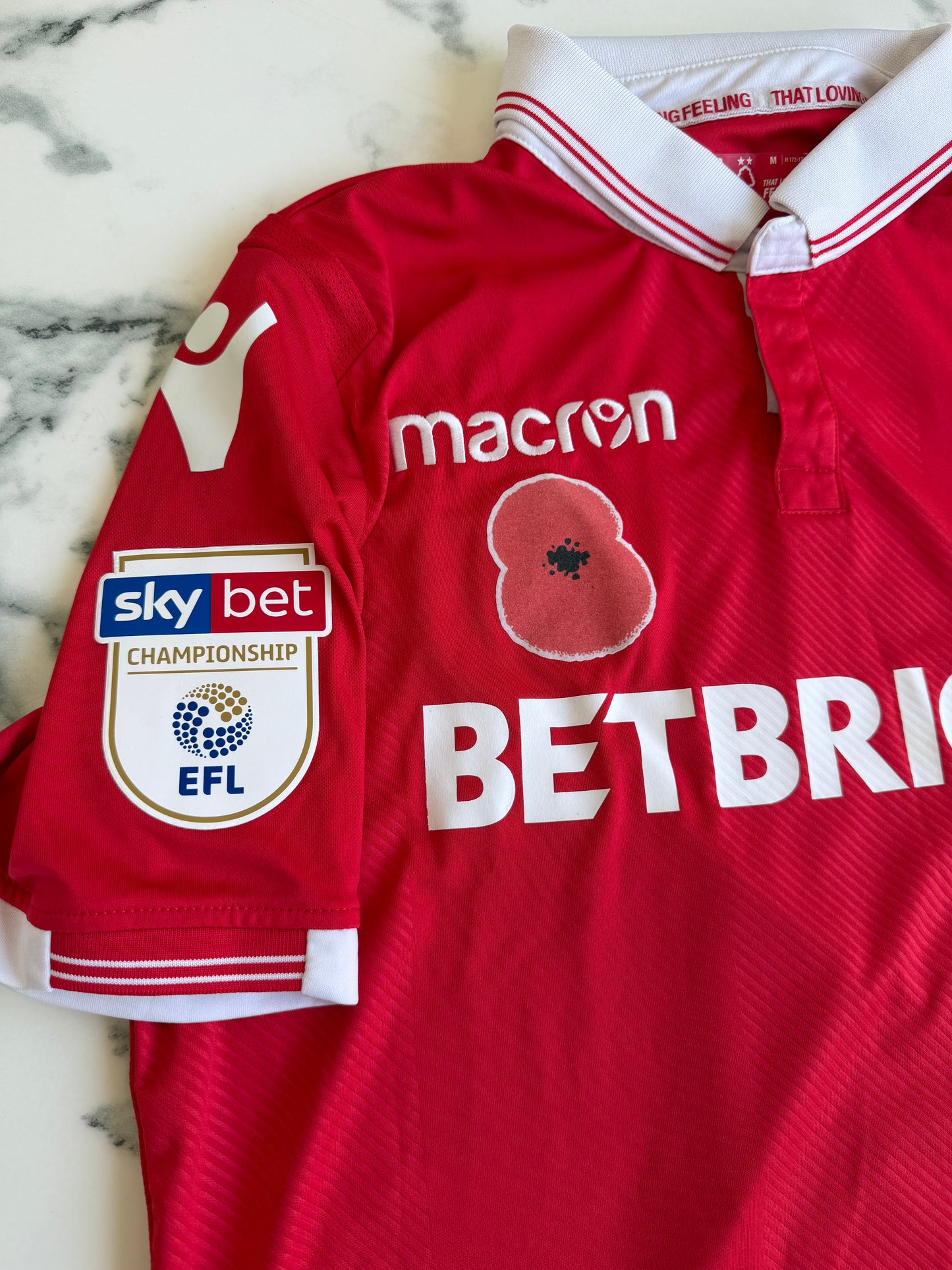Mfs Nottingham Forest Tobias Figueiredo #3 Macron 18/19 taille M