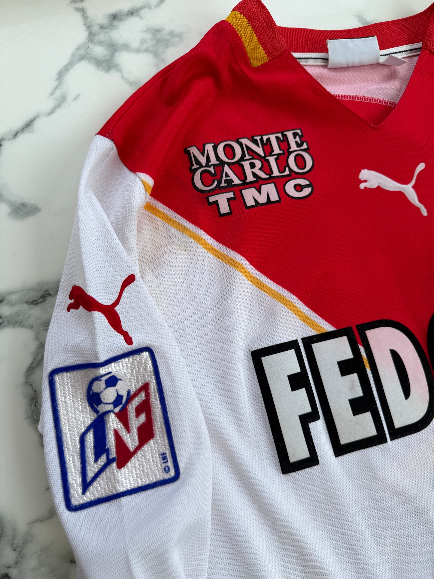 Mfs As Monaco Sébastien Carole #37 Puma 01/02 taille XL