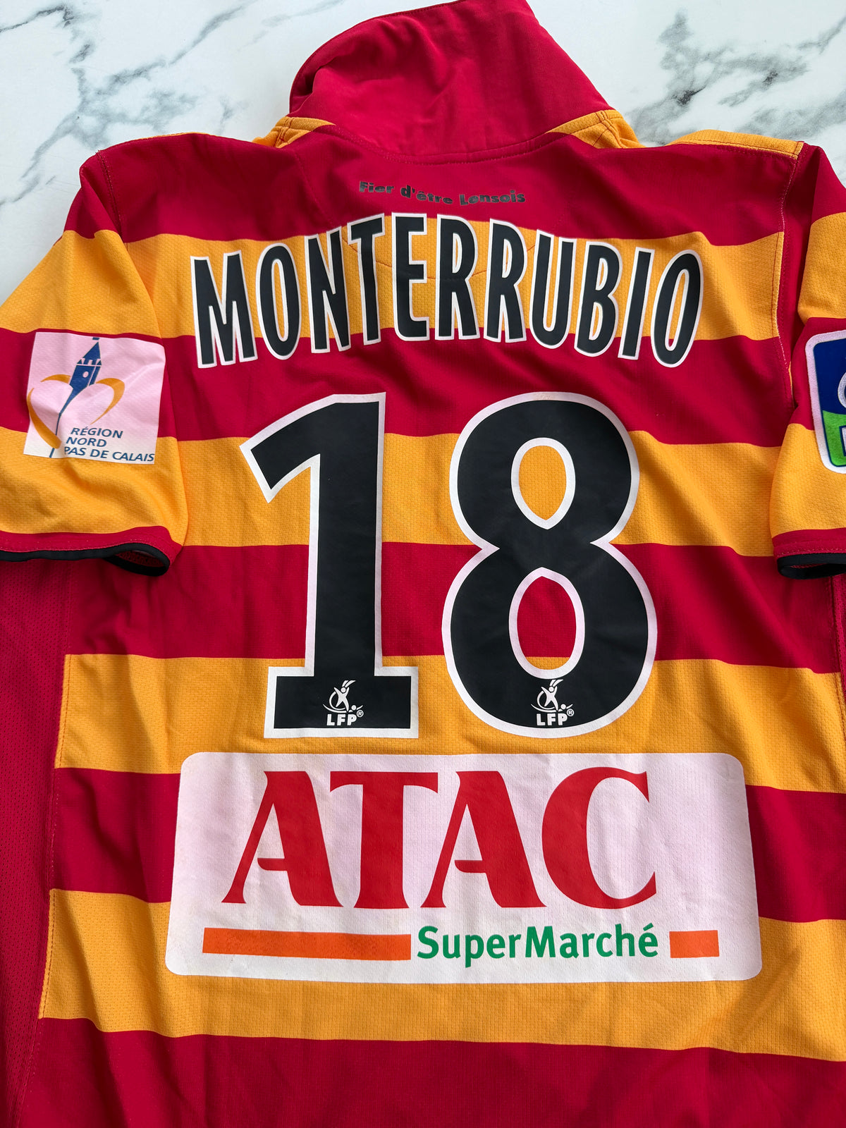 Mfs RCL Racing Club de Lens O.Monterrubio #18 Nike 07/08 taille L