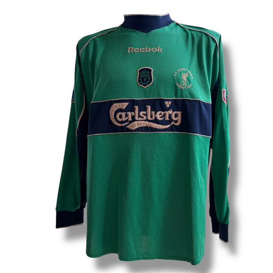 Mfs Liverpool Fc Pegguy Arphexad #19 Reebok FA Charity Shield 2001 taille XL
