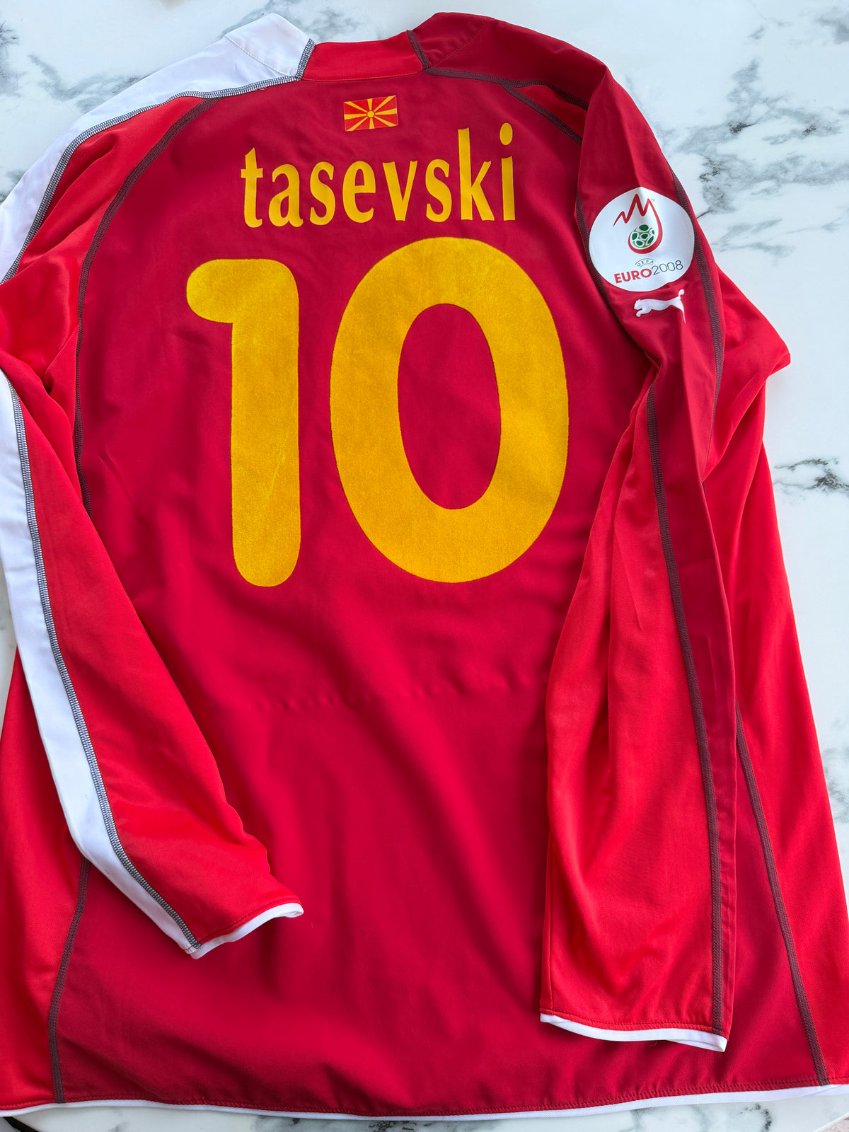 Mfs Macédoine du Nord D.Tasevski #10 Puma 2008 taille XL