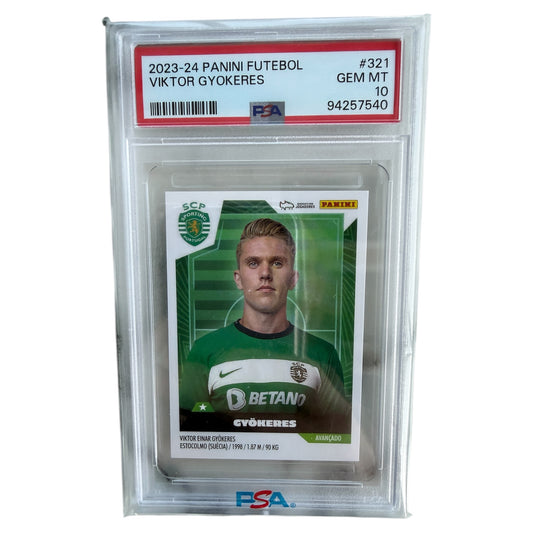 Mfs Panini Viktor Gyokeres Sporting Portugal PSA 10 gem MT 23/24