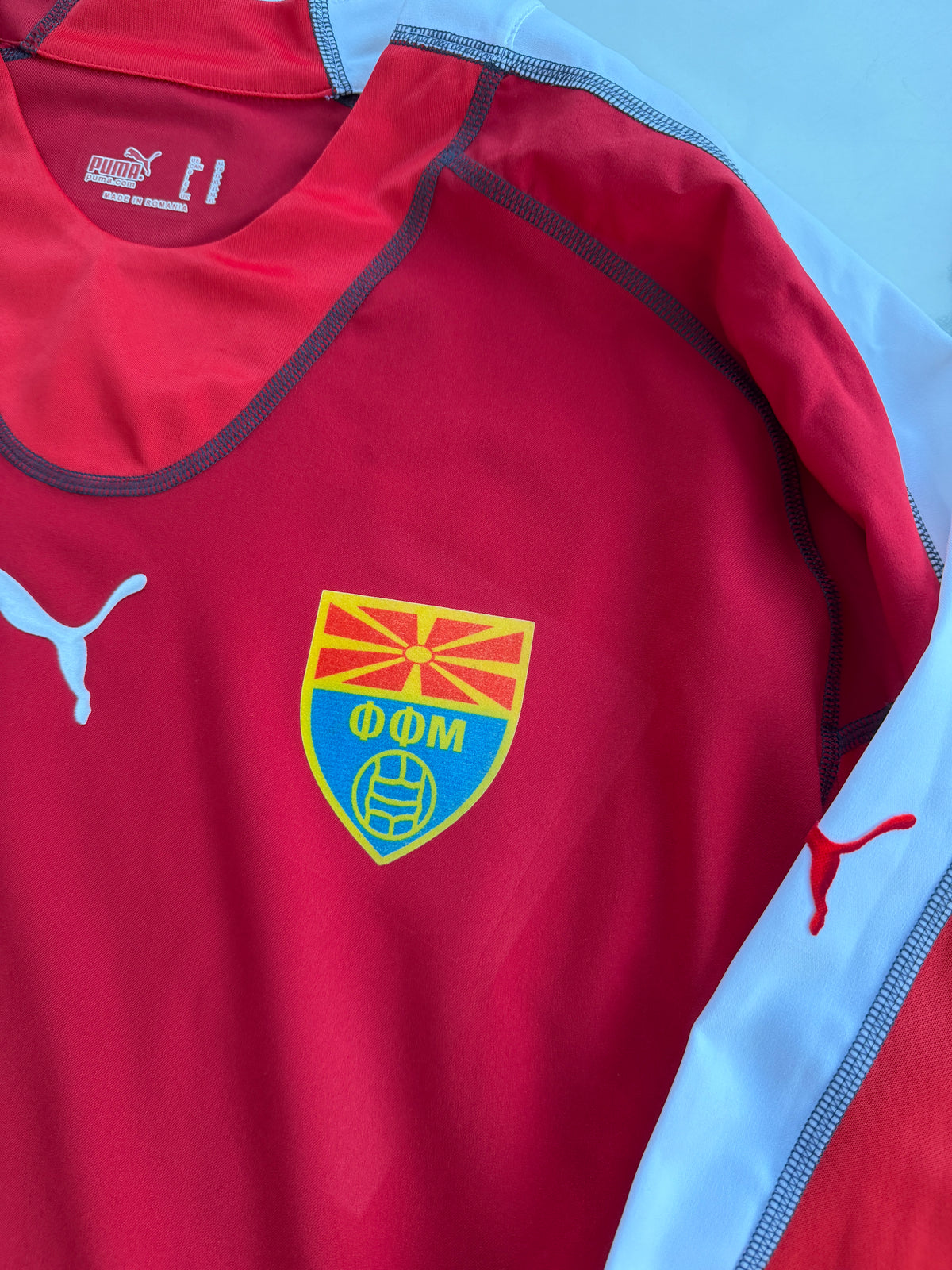 Mfs Macédoine du Nord D.Tasevski #10 Puma 2008 taille XL