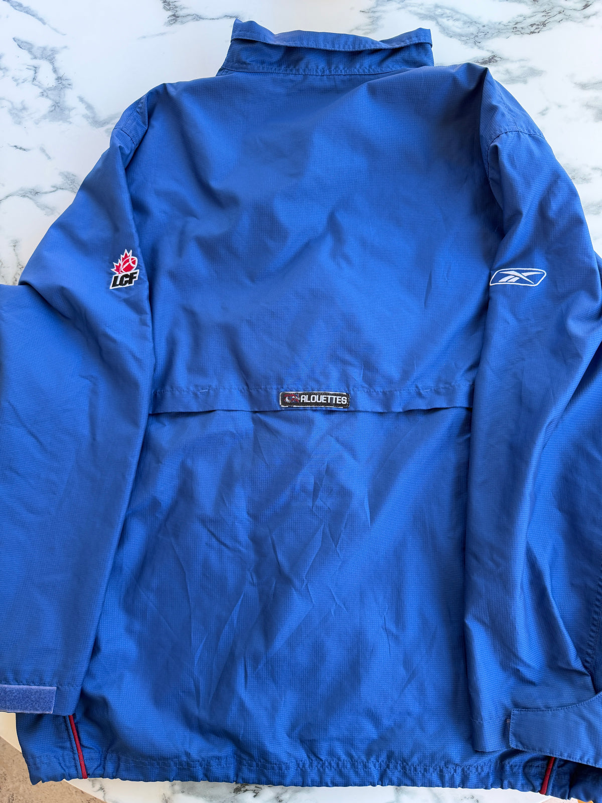 Mfs jacket football américain Les Alouettes de Montréal Canada années 2000 taille XL