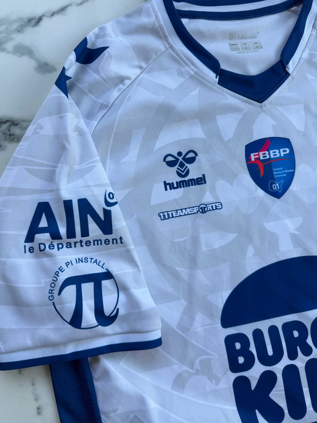Mfs Fc Bourg Peronnas Élysée Logbo #15 Hummel 25/26 taille L