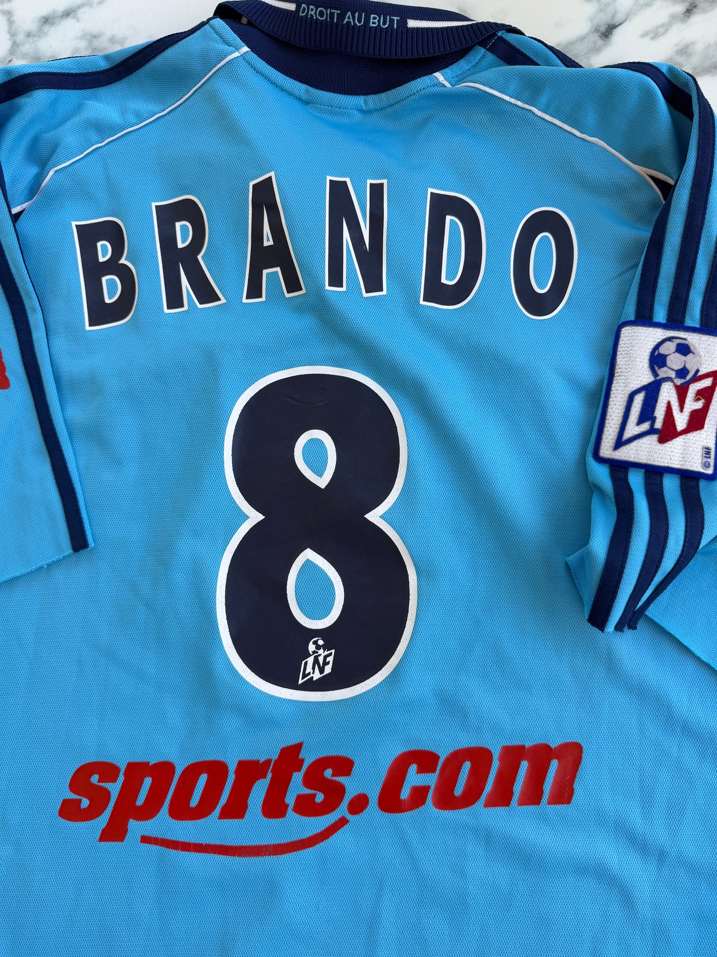 Mfs Olympique de Marseille Frédéric Brando #8 Adidas 00/01 taille XL