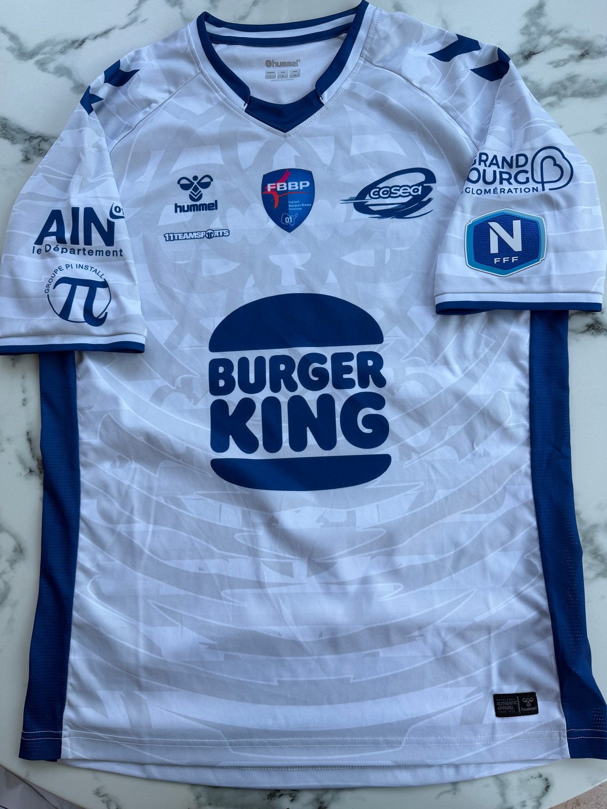 Mfs Fc Bourg Peronnas Élysée Logbo #15 Hummel 25/26 taille L
