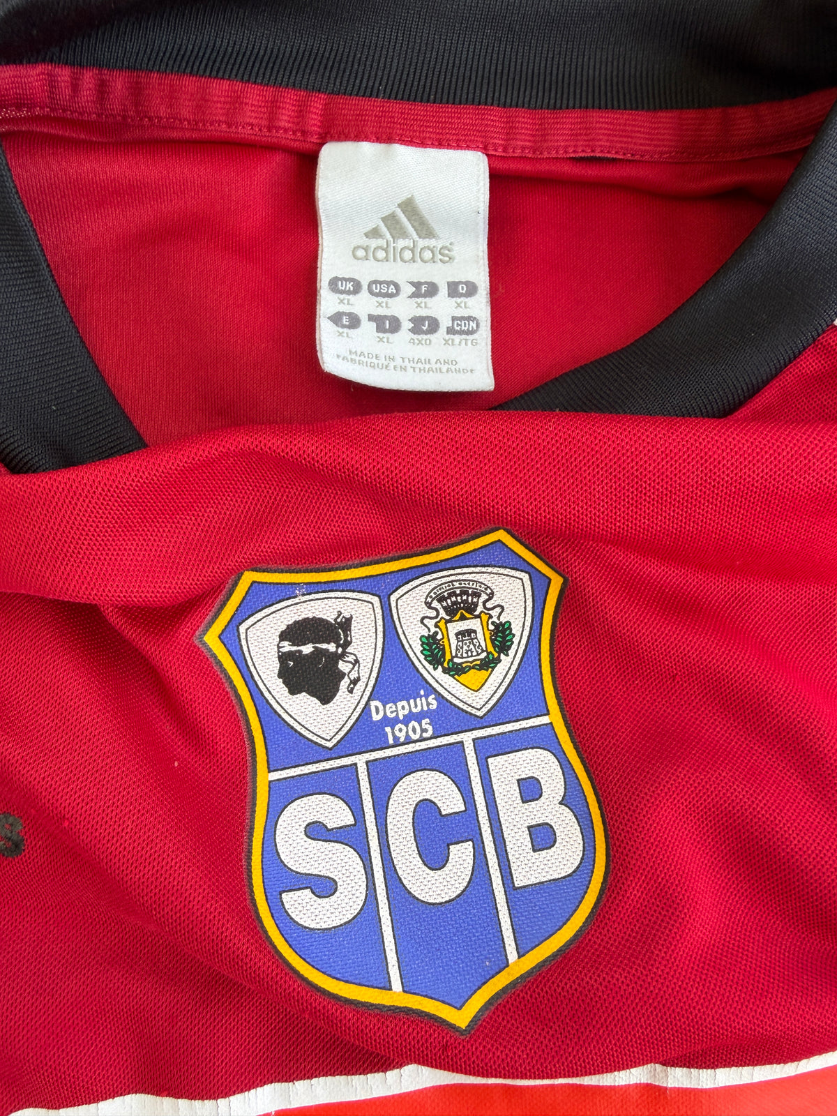 Mfs Sporting Club de Bastia Nicolas Penneteau #1 Adidas Coupe de France 05/06 taille XL