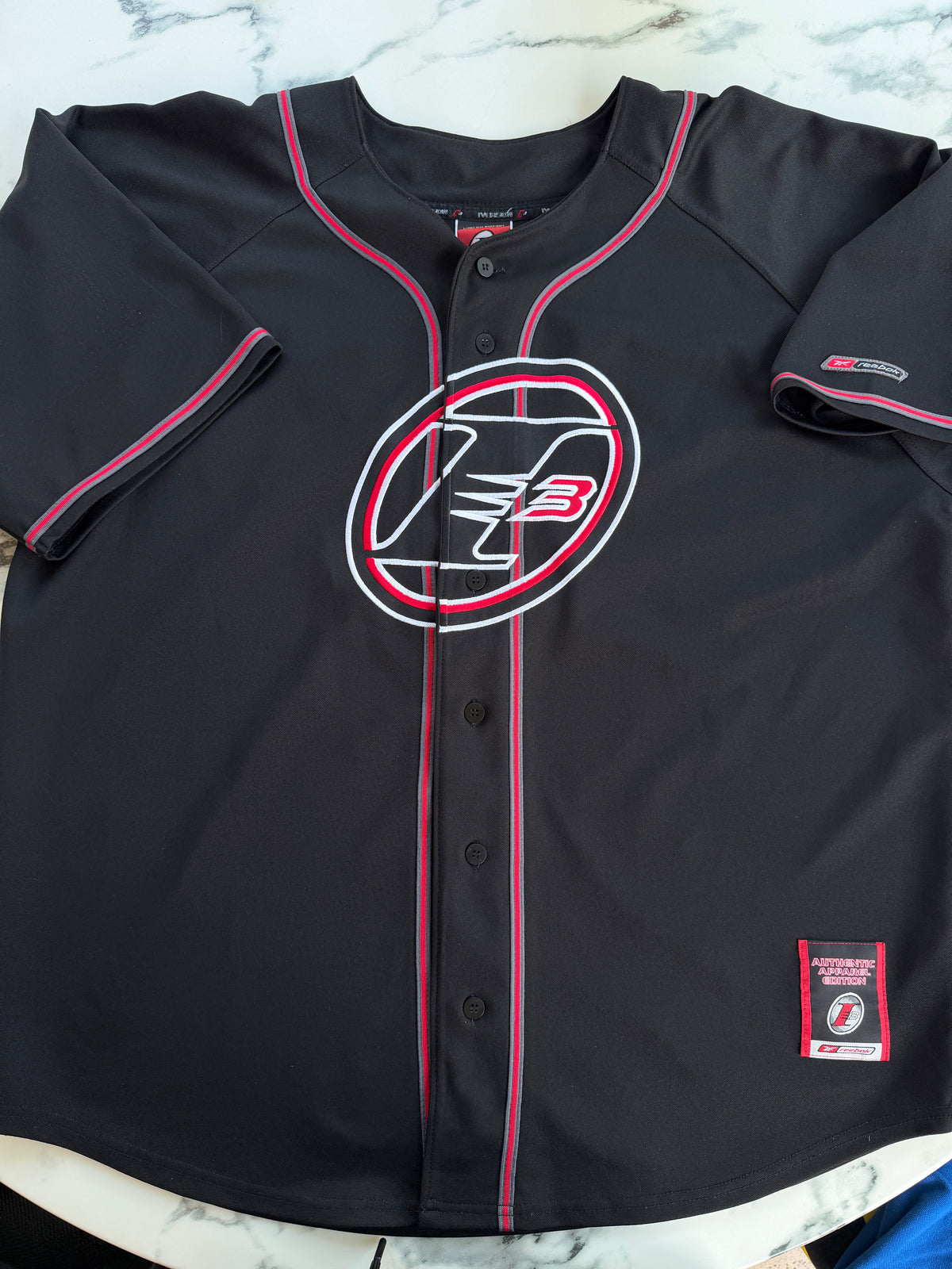 Mfs chemise baseball AI3 Allen Iverson Reebok 2001 taille 3XL