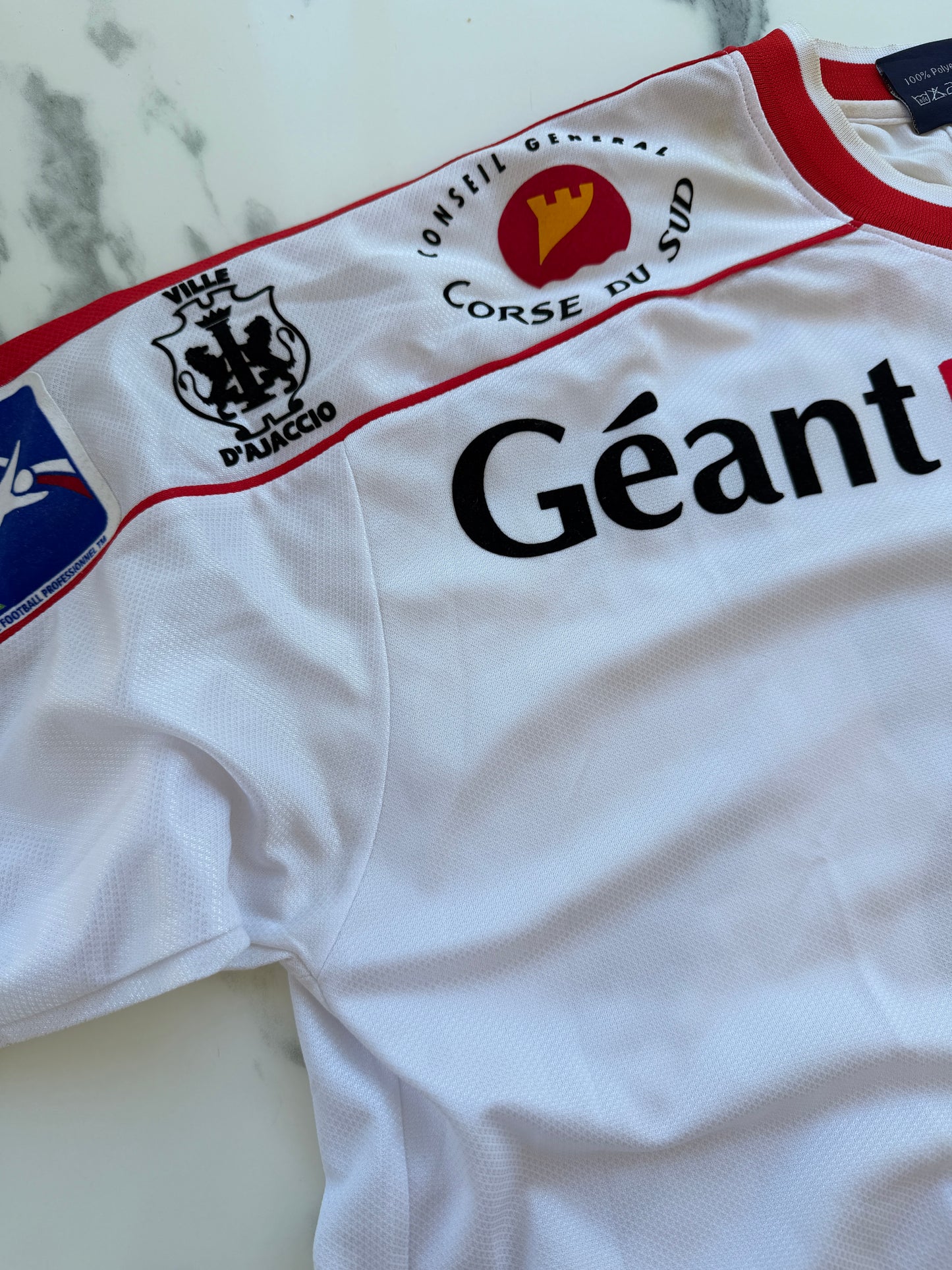 Mfs Ac Ajaccio Gregory Lacombe #18 Baliston 02/03 taille XL