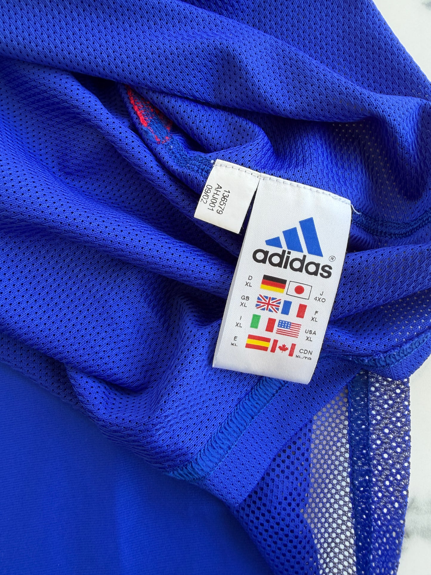 Mfs France match de charité vs Olympique de Marseille #25 Adidas 06/10/03 taille XL