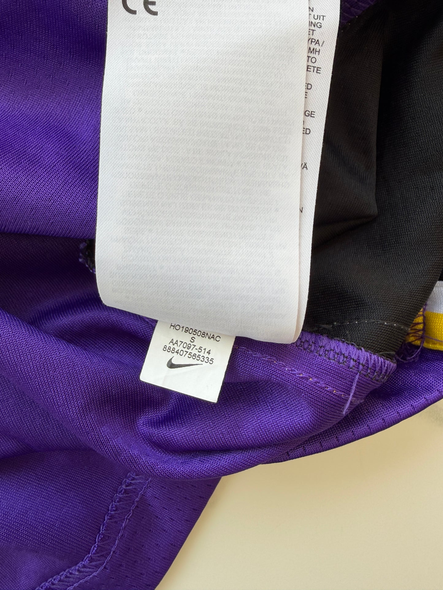 Mfs Los Angeles Lakers LeBron James #23 Nike Swingman taille S