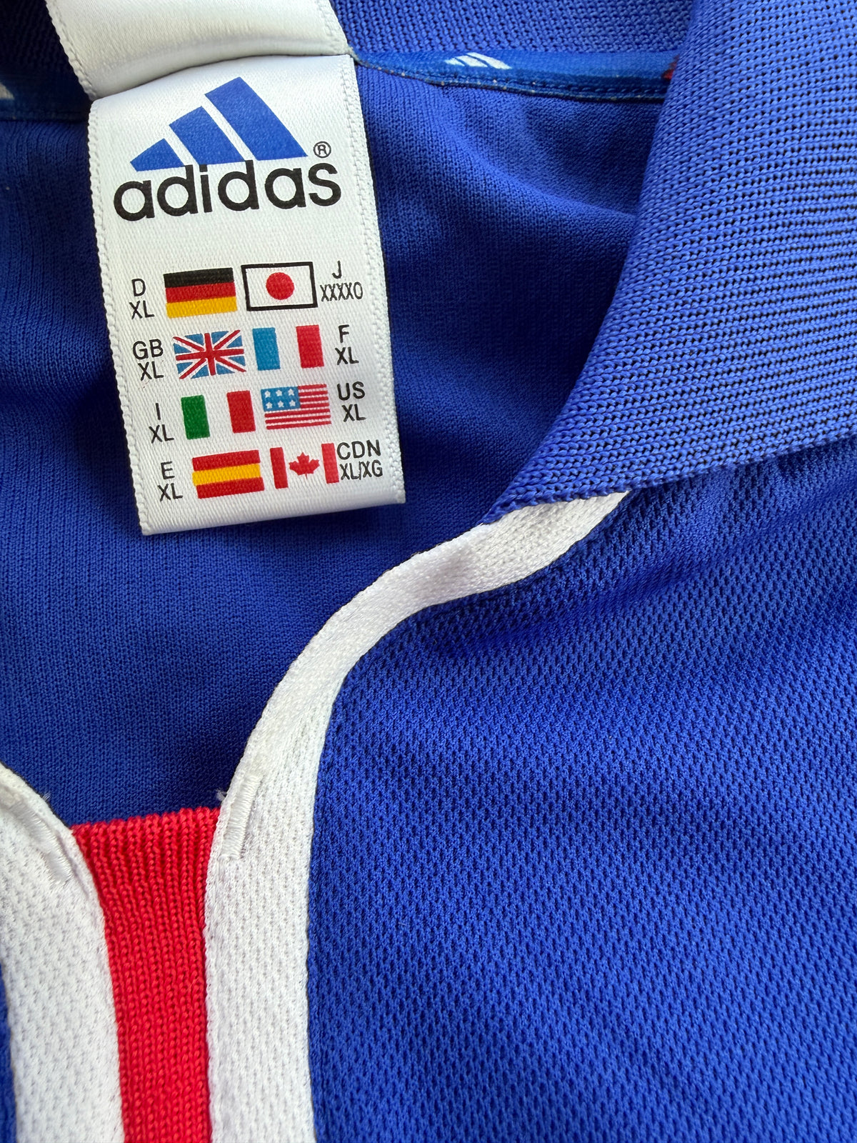 Mfs Équipe de France Adidas 2000 taille XL
