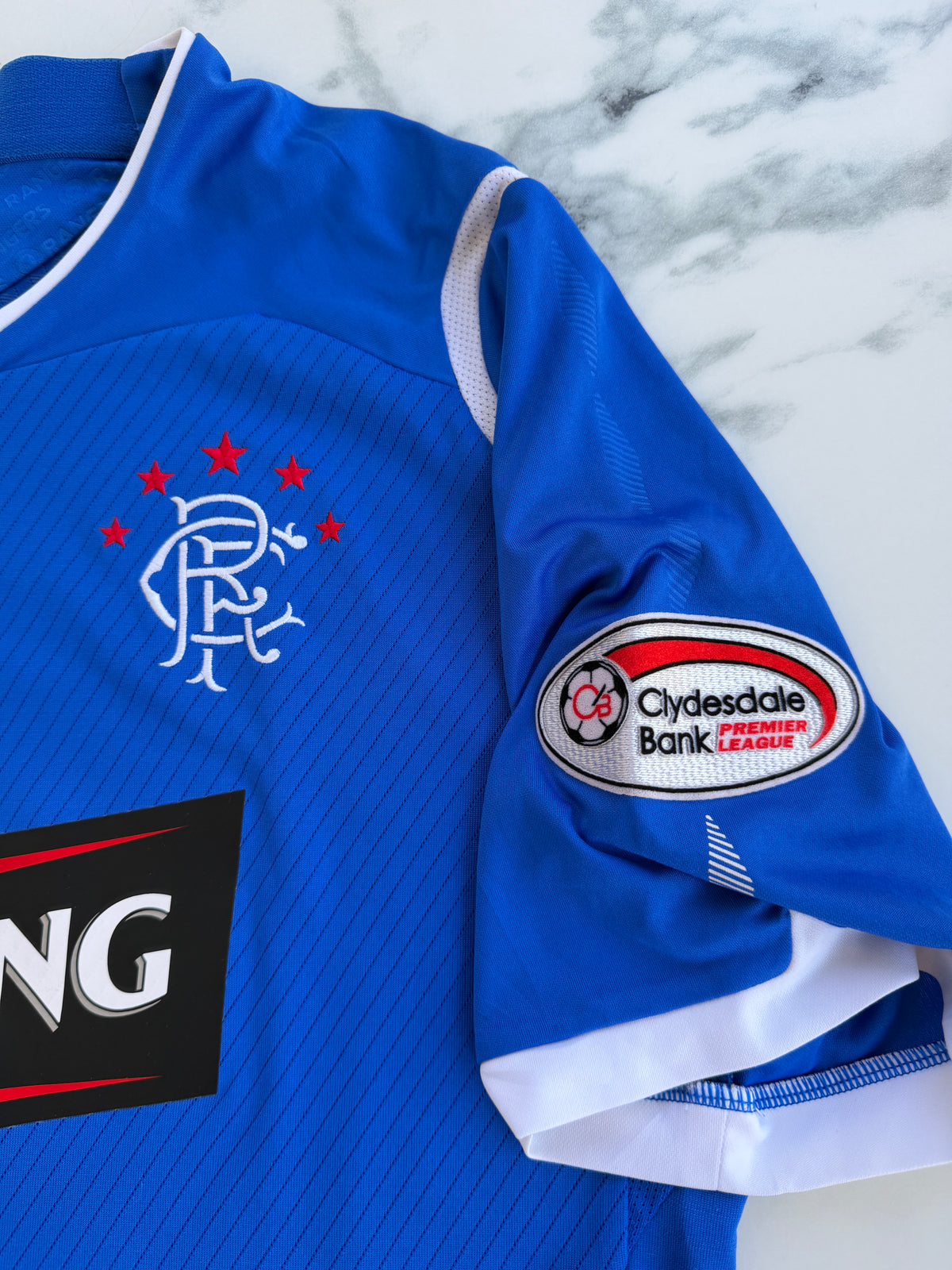 Mfs Glasgow Rangers Nacho Novo #10 Umbro 08/09 taille M