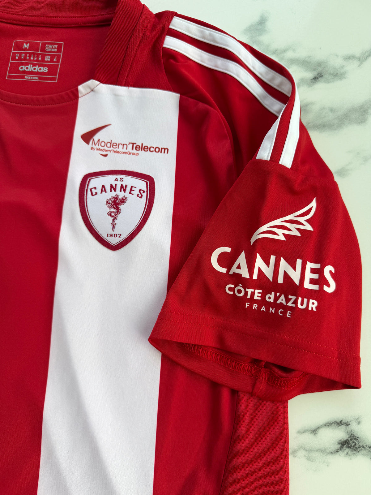 Mfs As Cannes Hugo Chambon #9 Adidas 24/25 taille M