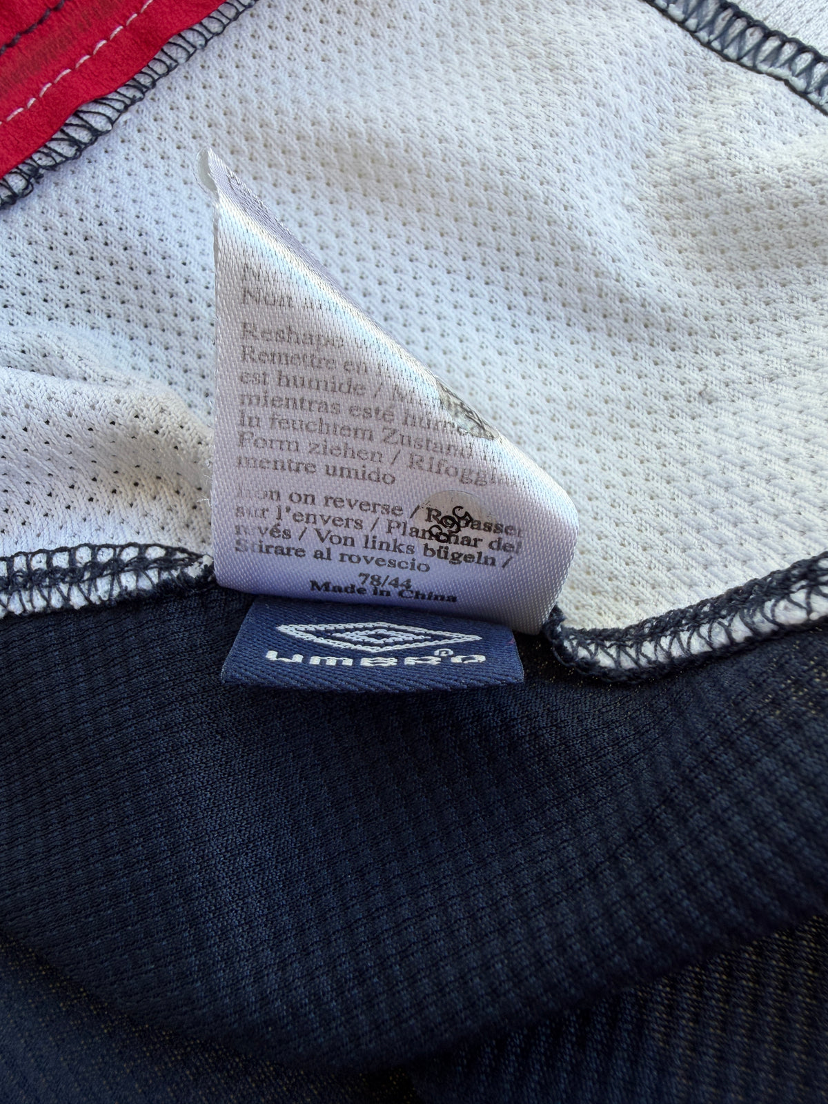 Mfs maillot training Angleterre Umbro 02/03 taille XL