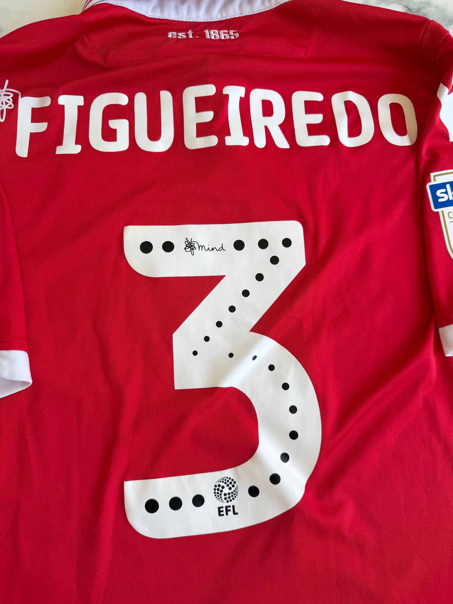 Mfs Nottingham Forest Tobias Figueiredo #3 Macron 18/19 taille M