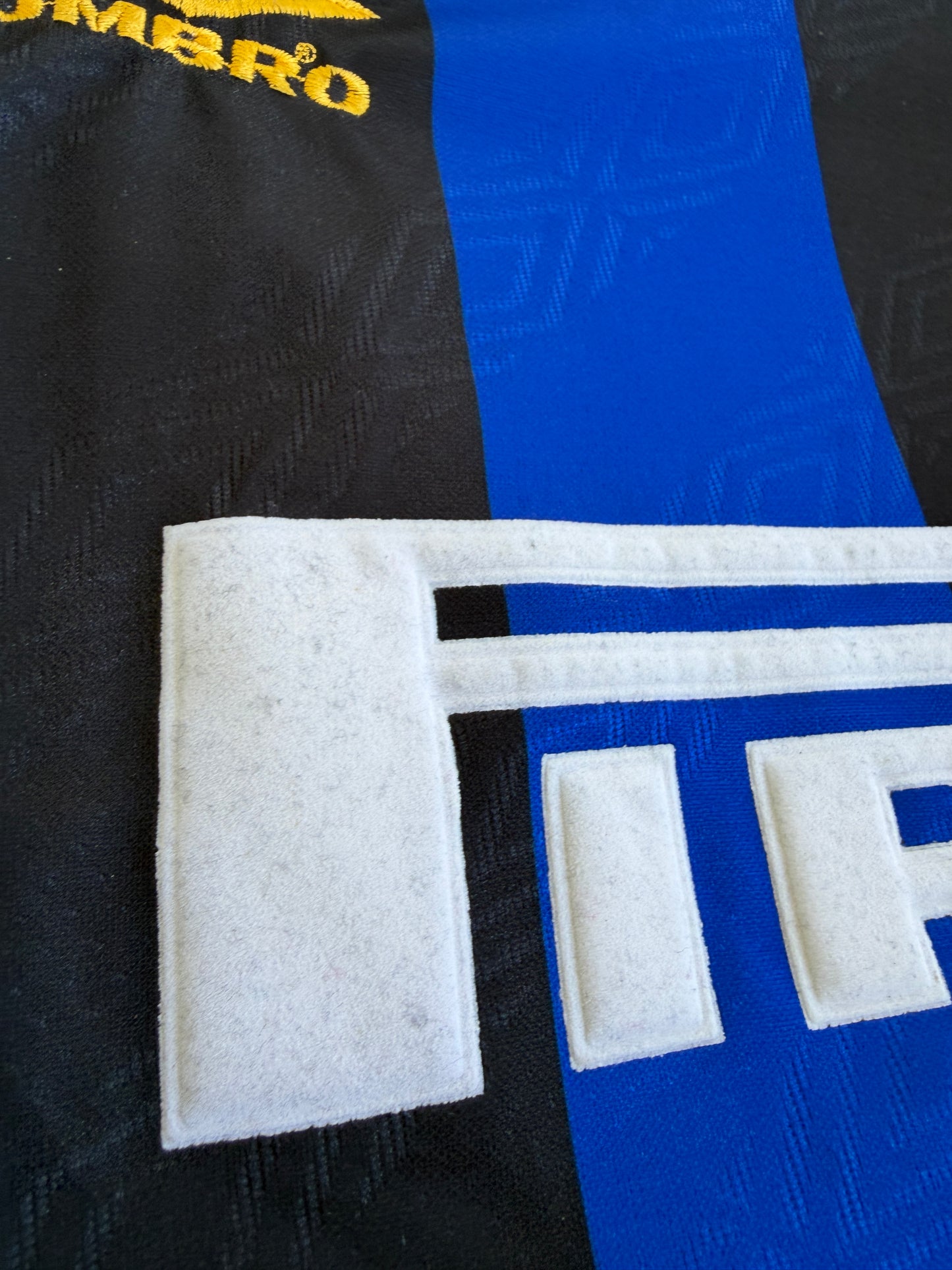 Mfs Inter Milan Javier Zanetti #4 Umbro 95/96 taille L