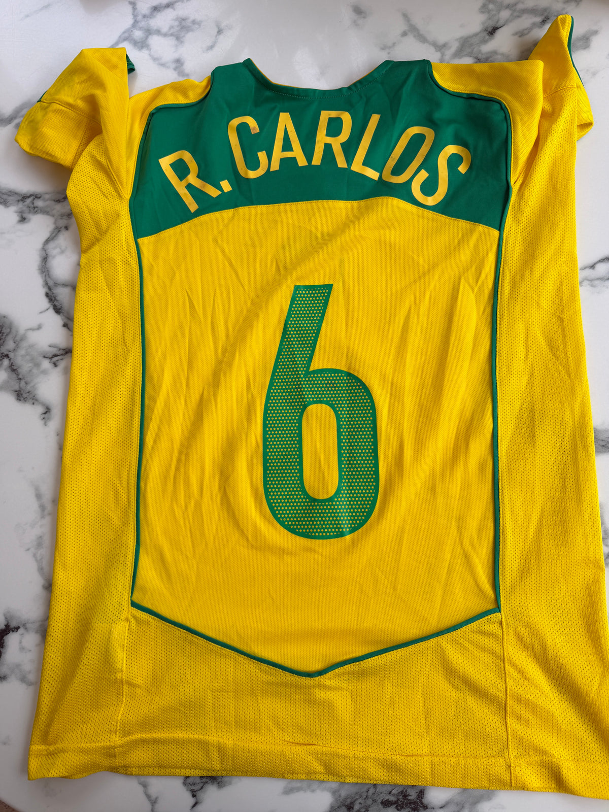 Mfs Brésil Roberto Carlos #6 Nike 04/06 taille M
