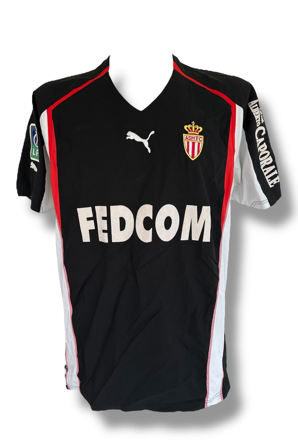 Mfs As Monaco Jaroslav Plasil #6 Puma 04/05 taille XL avec dédicace