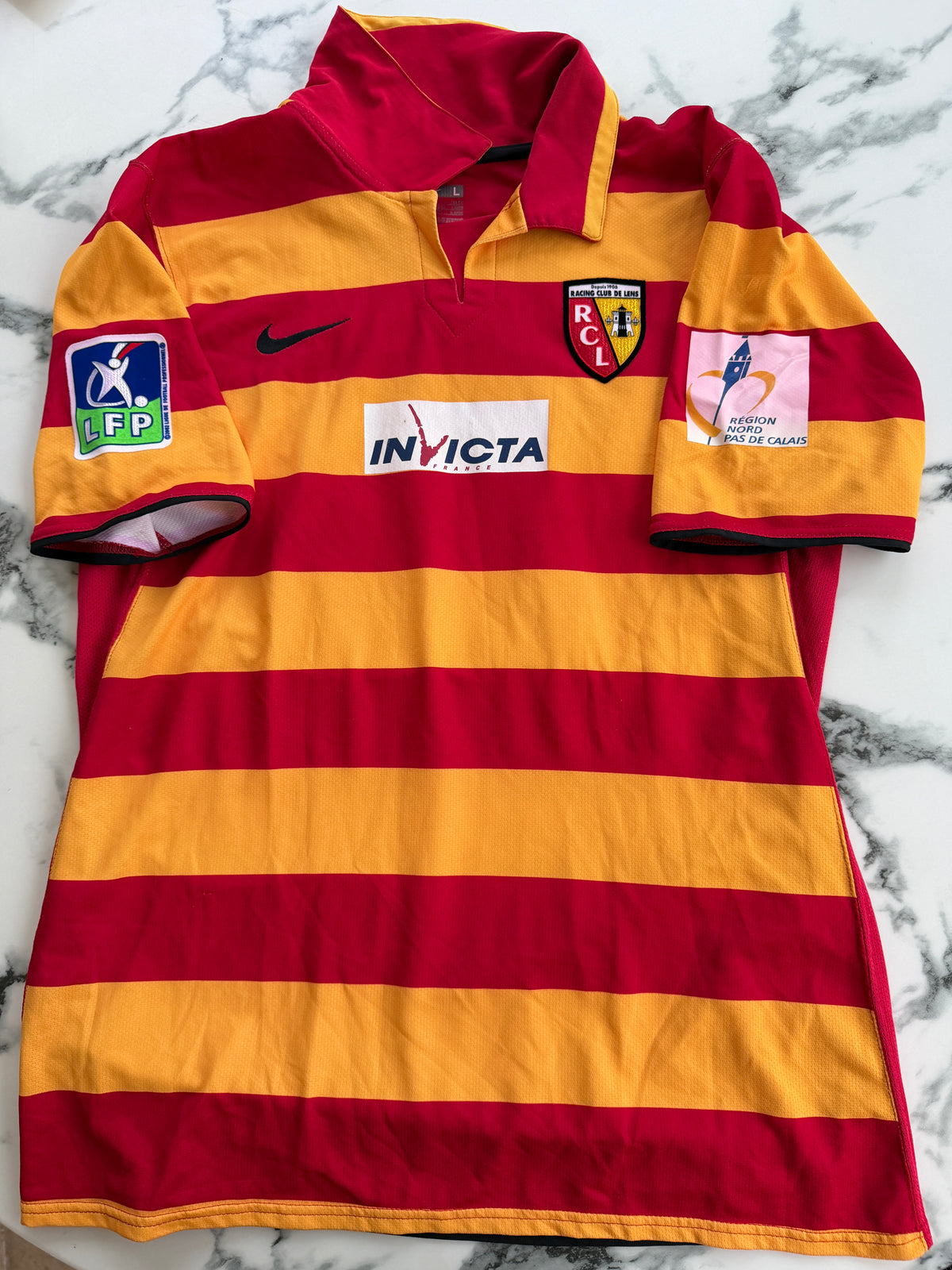 Mfs RCL Racing Club de Lens O.Monterrubio #18 Nike 07/08 taille L