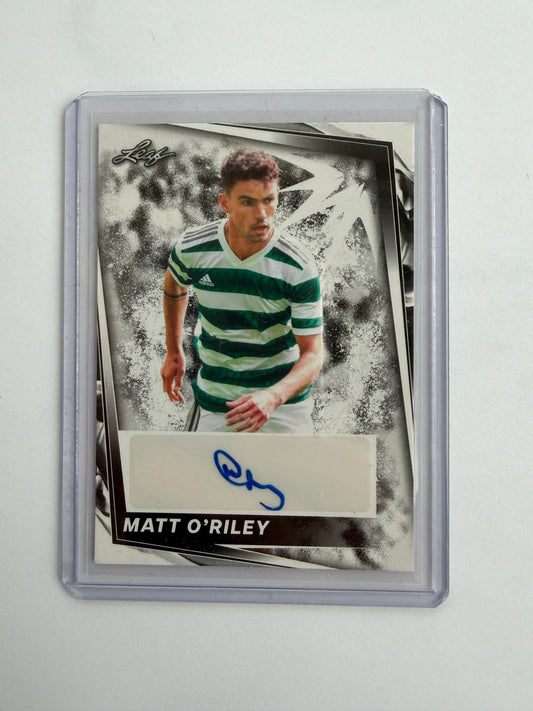 Mfs Leaf Cards Matt O’Riley Celtic Glasgow signed 2024