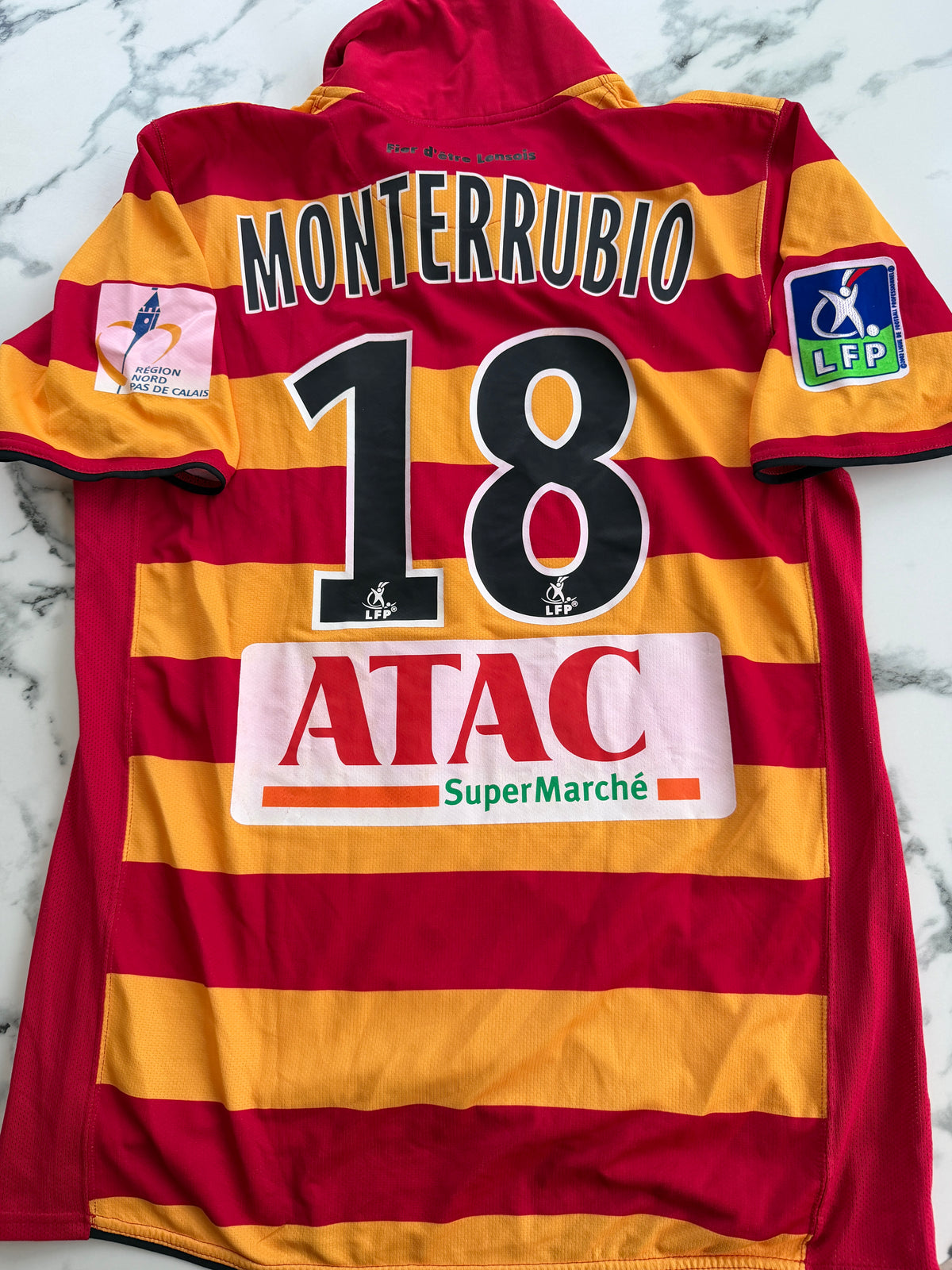 Mfs RCL Racing Club de Lens O.Monterrubio #18 Nike 07/08 taille L